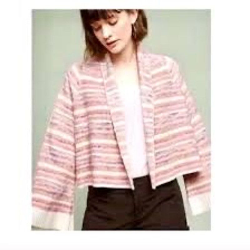 Anthropologie Moth Anthropologie Manila Kimono Cardigan (Sz S) Size S / US 4 / IT 40 - 2 Thumbnail