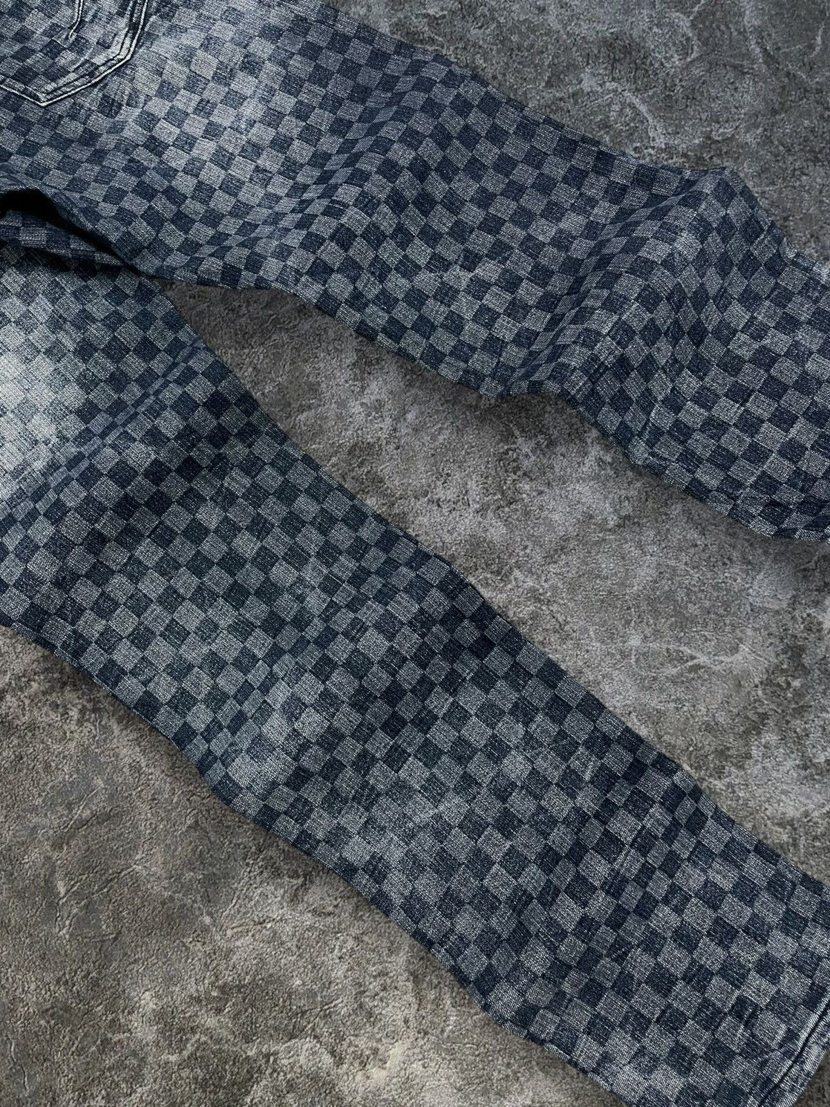 Japanese Brand Vintage Japan Designer Growth by Grail Square Checkered Punk Size US 29 - 9 Thumbnail