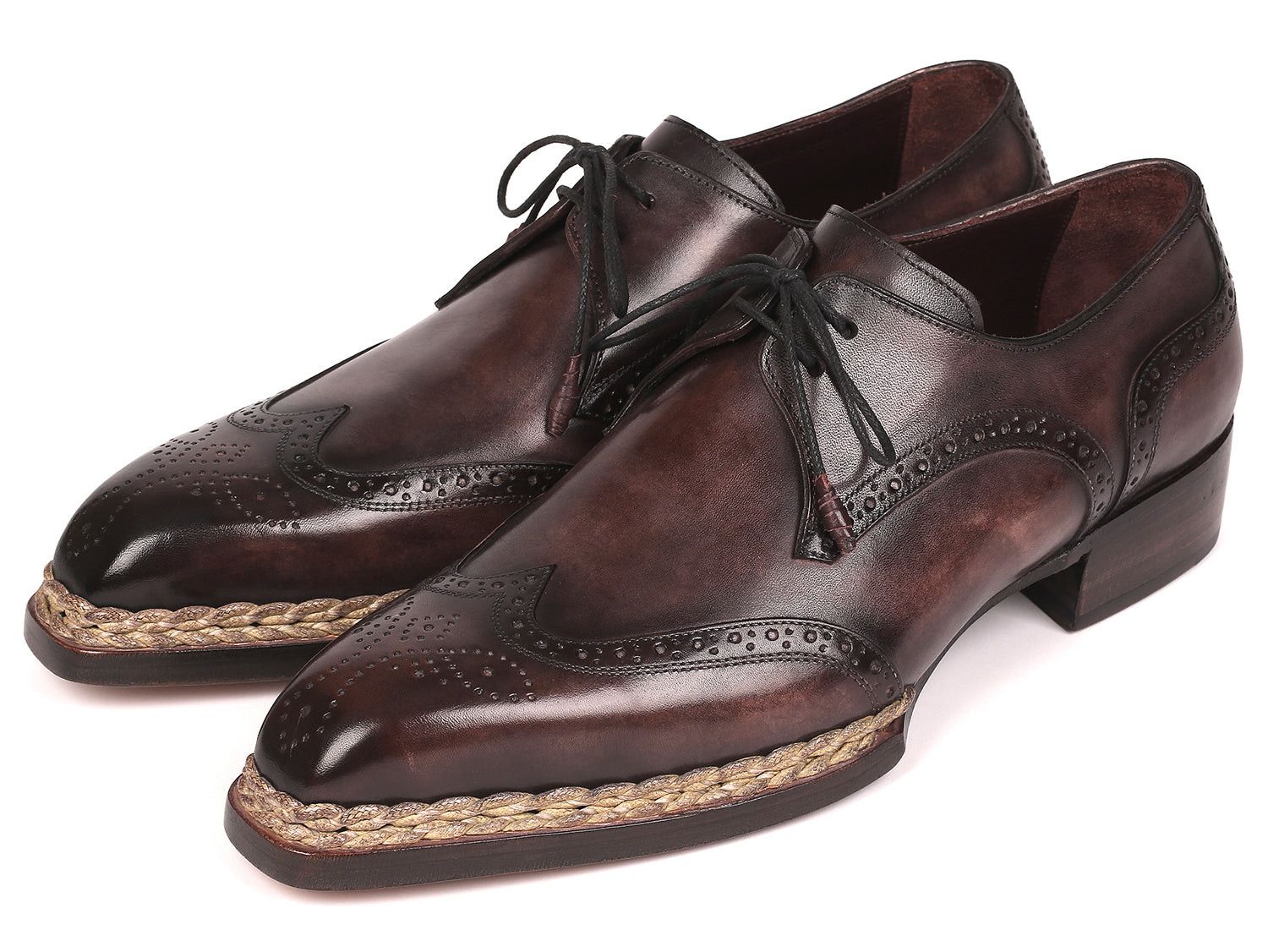 Handmade Handmade Norwegian Welted Wingtip Derby Shoes Bronze Size US 10 / EU 43 - 1 Thumbnail