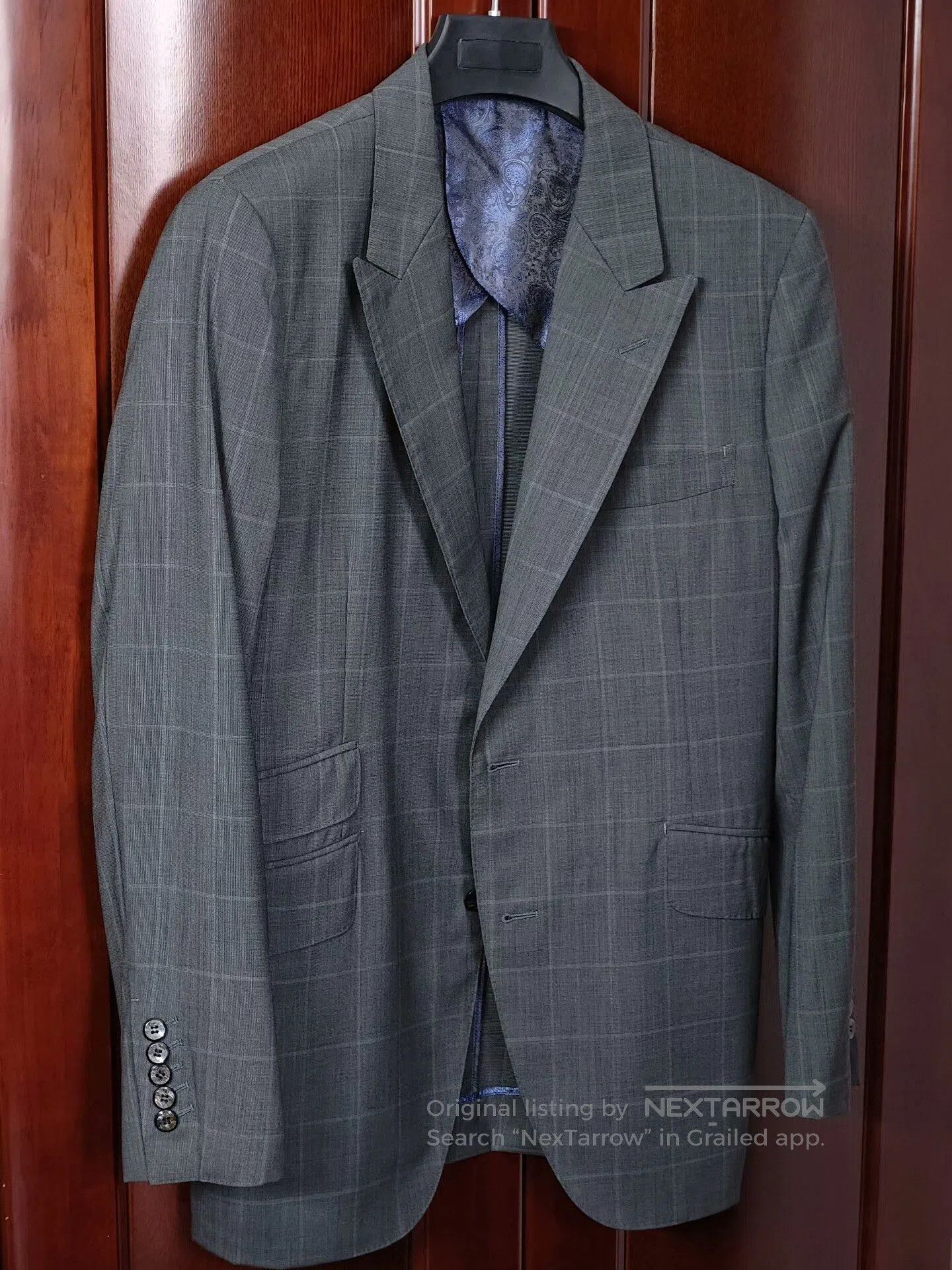 Ermenegildo Zegna Custom Zegna Wool-Linen Blend Suit. Size US M / EU 48-50 / 2 - 1 Thumbnail