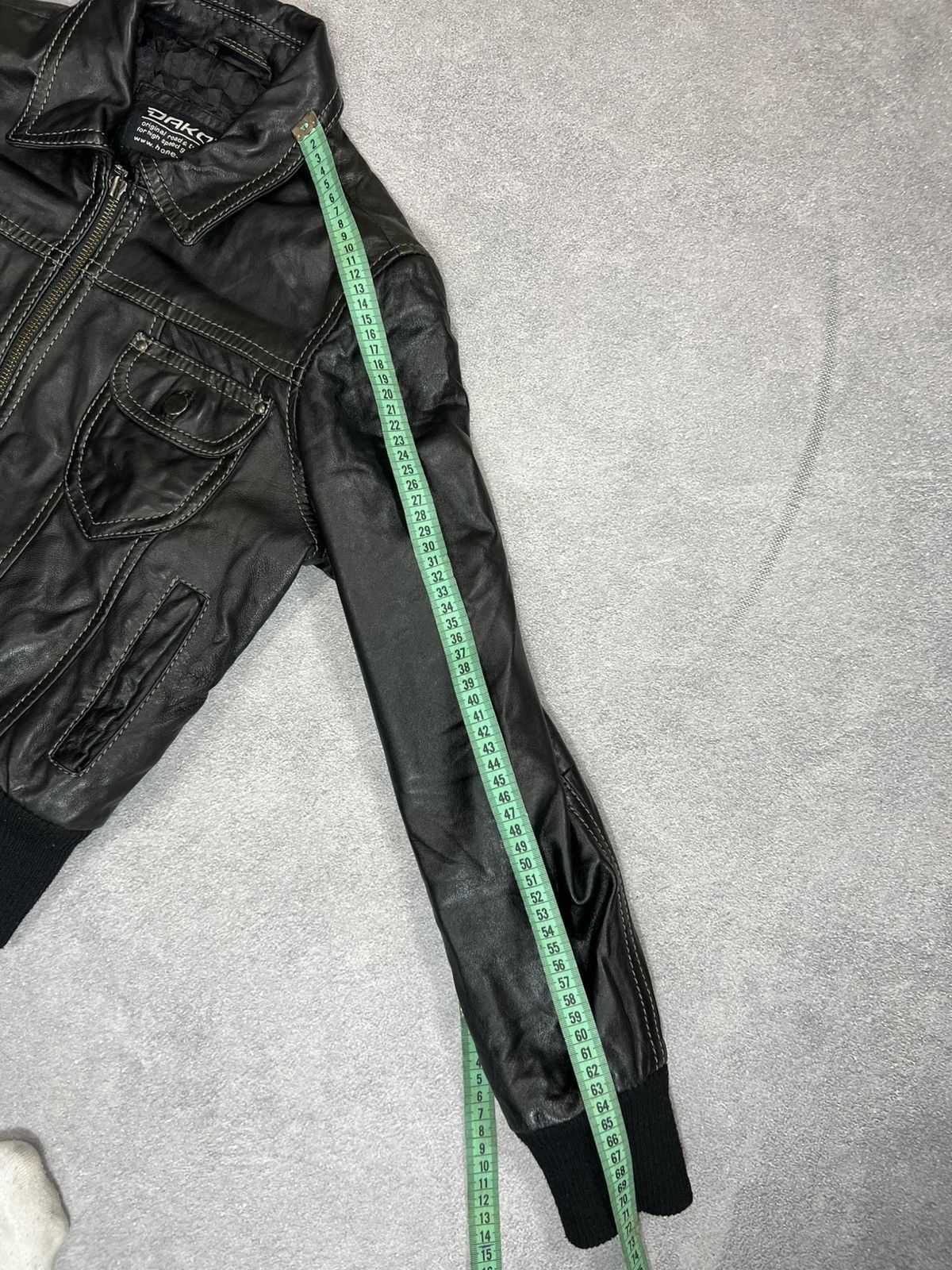 Yohji Yamamoto VTG Cropped Distressed Rick Owens Style Leather Diesel jacke Size US M / EU 48-50 / 2 - 12 Thumbnail