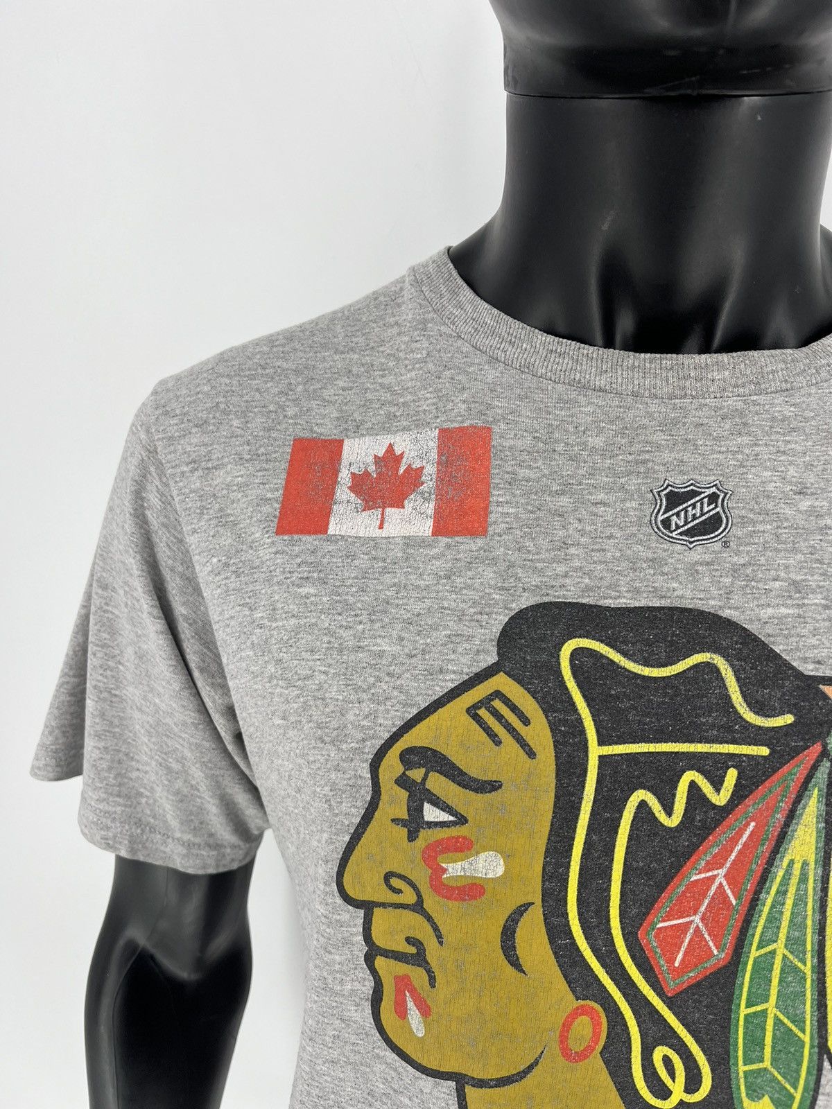 NHL × Reebok × Vintage Vintage Reebok NHL Indian T-shirt Grey Size XL Size US XL / EU 56 / 4 - 6 Thumbnail