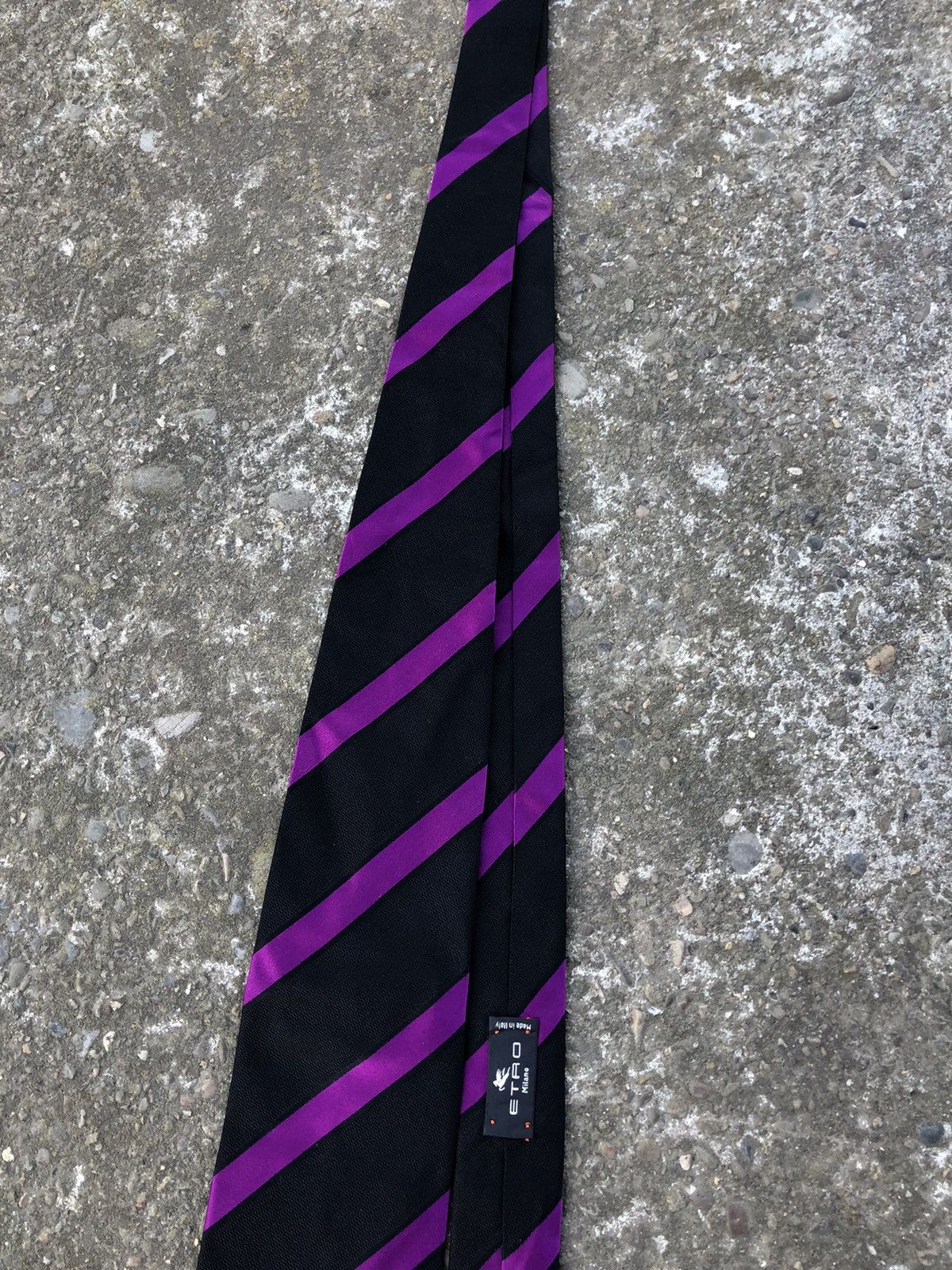 Etro Etro Milano Luxury Stripped Silk Tie Size ONE SIZE - 3 Thumbnail