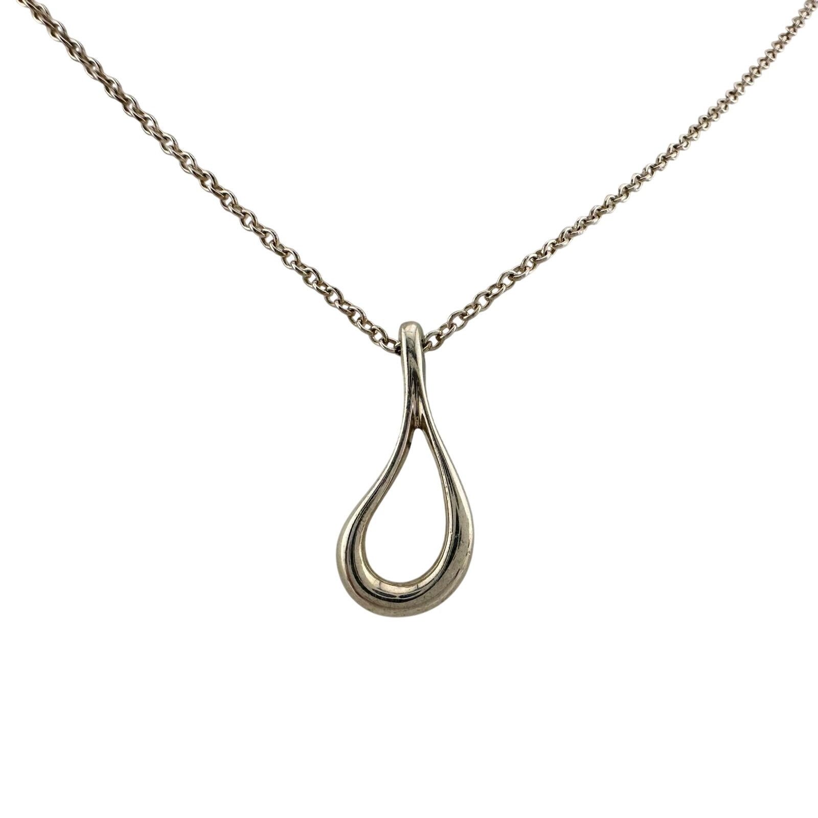 Tiffany & Co. Tiffany and Co Elsa Peretti Teardrop Pendant Necklace Size ONE SIZE - 8 Thumbnail