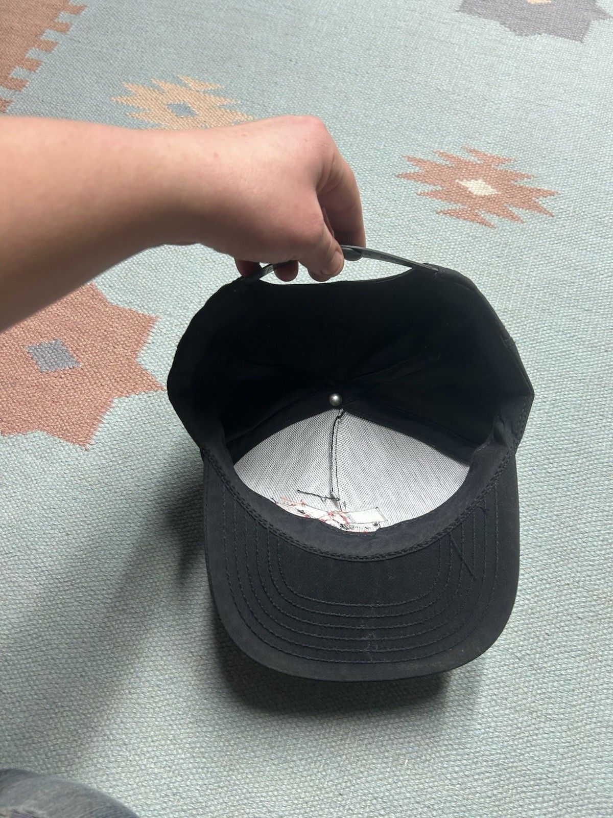 Vintage Vtg 80s 90s snapback hat international truck black USA made Size ONE SIZE - 5 Thumbnail