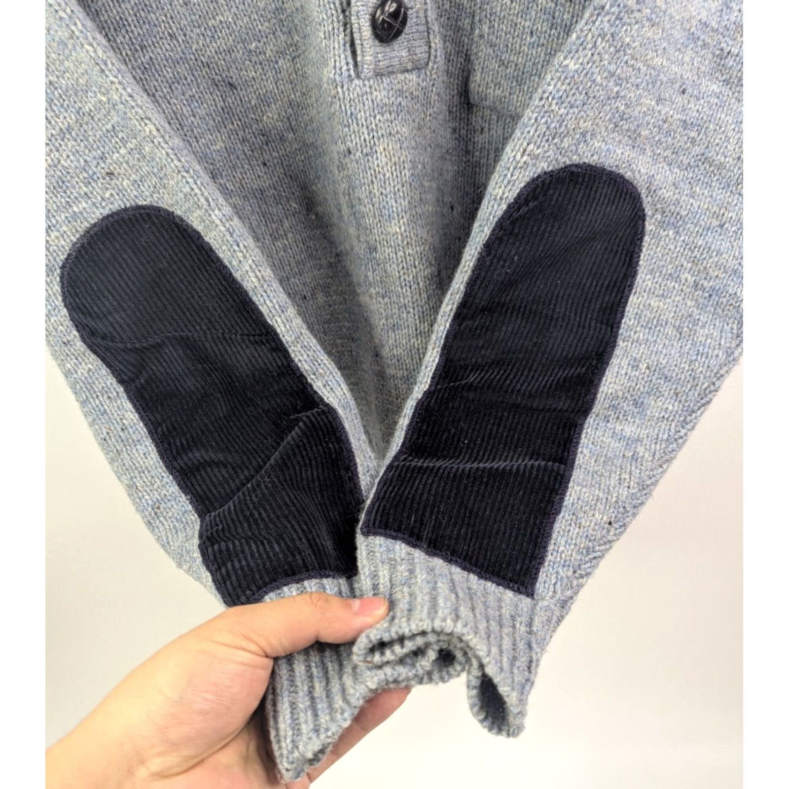 Pendleton Vtg Lobo Pendleton Virgin Shetland Wool Shawl Collar Sweater Size XL Union Made レディース Wool 100% Pullover Blue Grey Size XL / US 12-14 / IT 48-50 - 3 Thumbnail