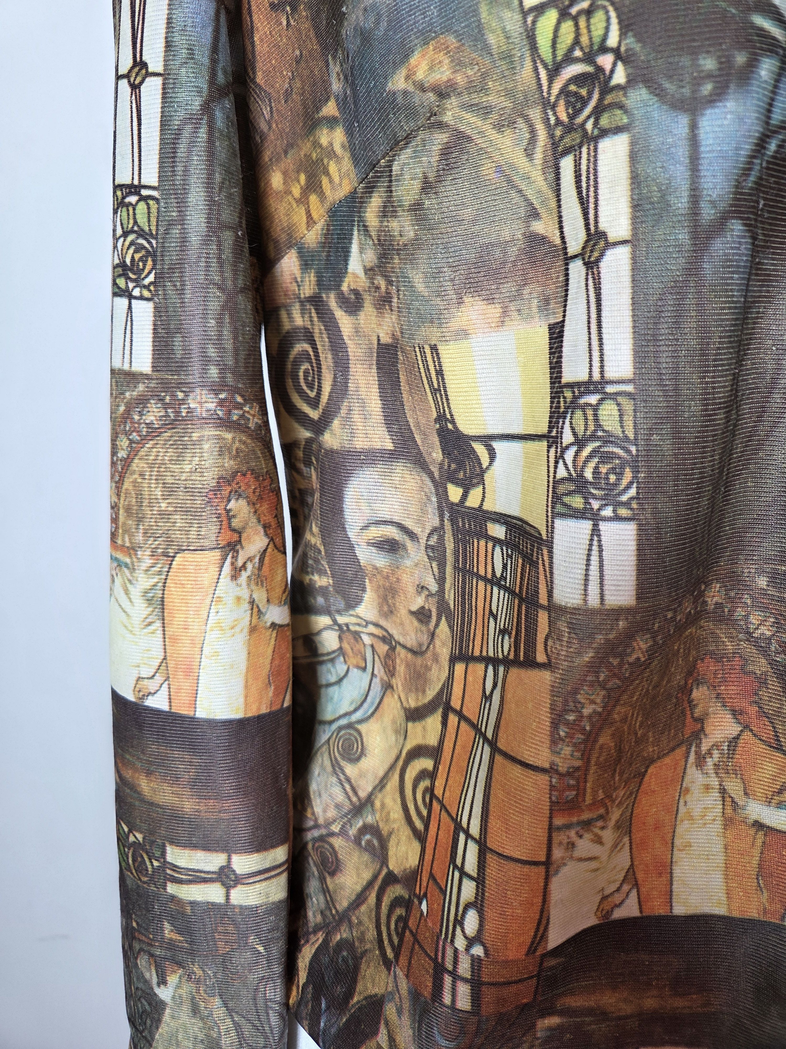 Vintage Vintage 1996 Picasso art printed blouse Size S / US 4 / IT 40 - 5 Thumbnail