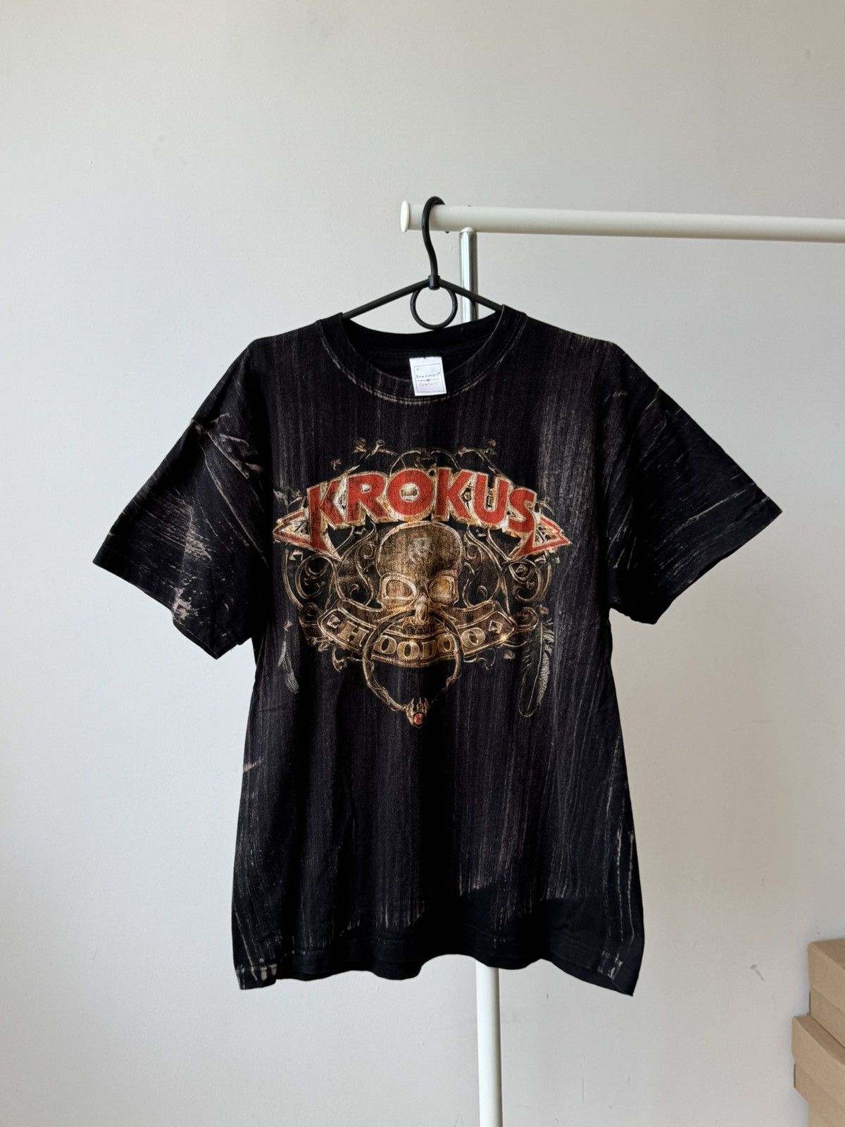 Band Tees Vintage Krokus Band Rock Metal Skull Bones LogoT-shirt Size US M / EU 48-50 / 2 - 1 Thumbnail