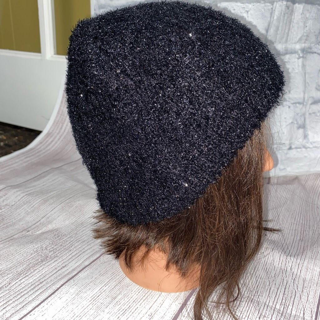 Other Casual corner winter beanie hat black shimmer one size Size ONE SIZE - 3 Thumbnail