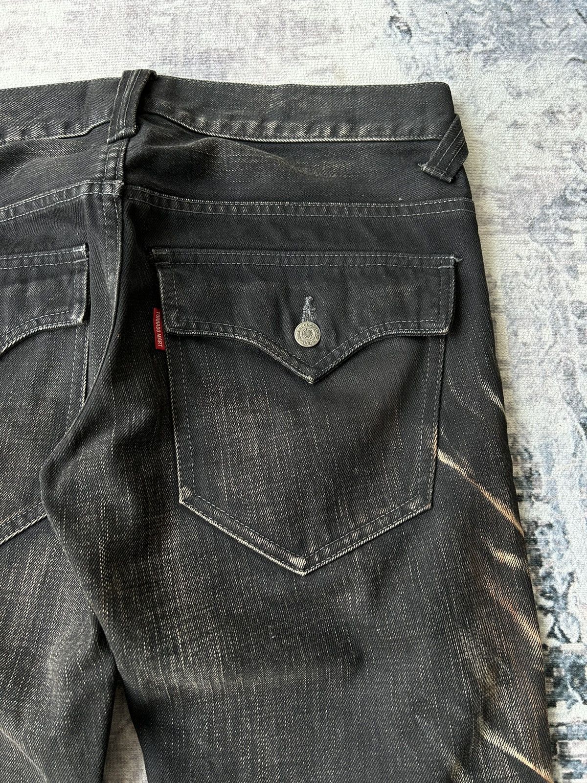 Tornado Mart Tornado Mart Super Lace Flared Denim Size US 33 - 14 Thumbnail