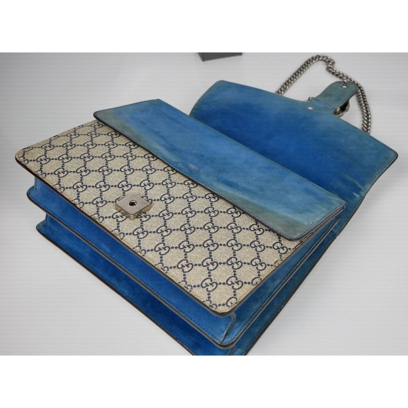 Gucci Gucci GG Blooms Dionysus Shoulder Bag (Blue) Size ONE SIZE - 9 Thumbnail