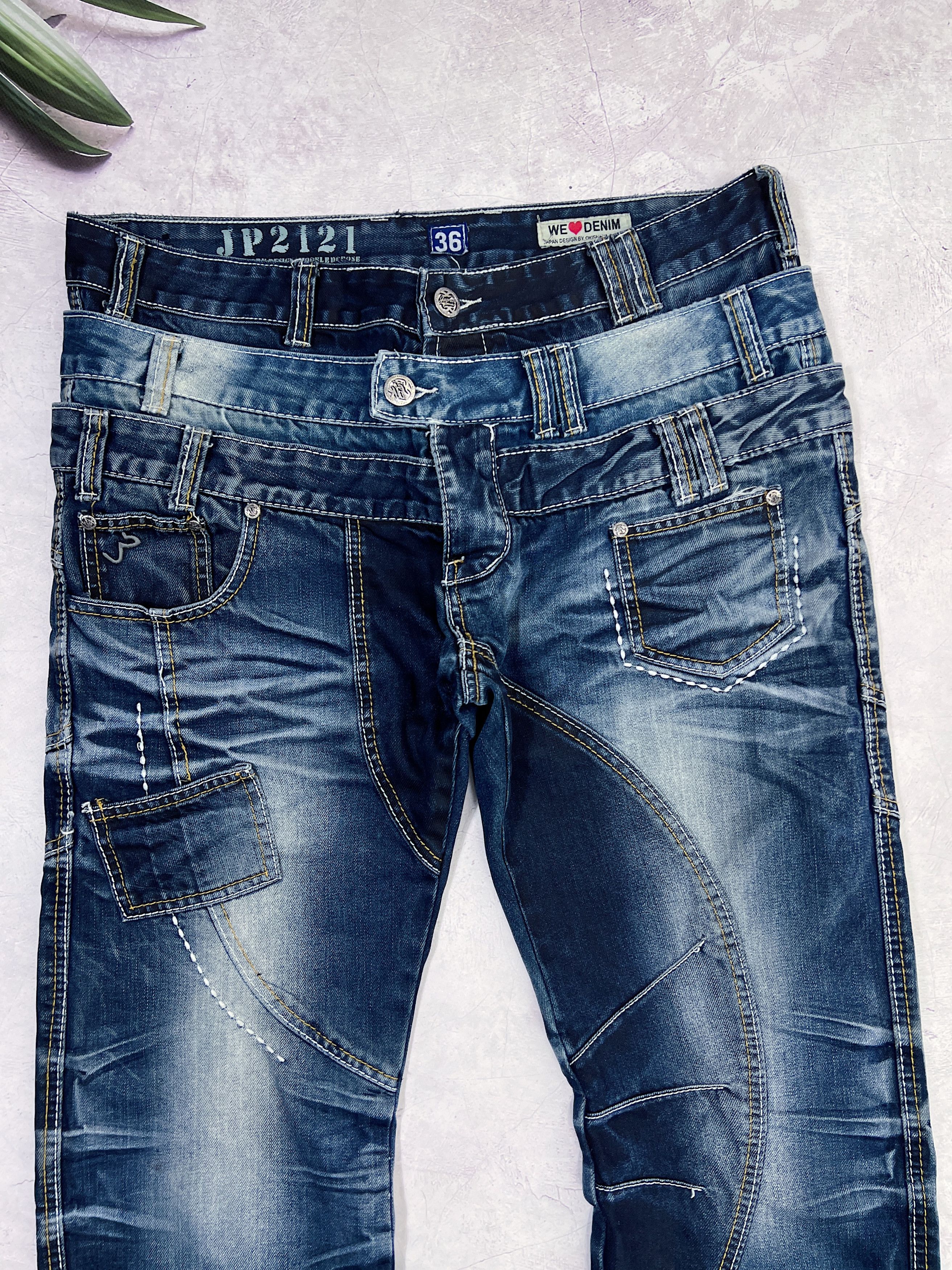 Japanese Brand Japrag Denim By Okishana Samoko Japanese Jeans Pants Size US 36 / EU 52 - 6 Thumbnail