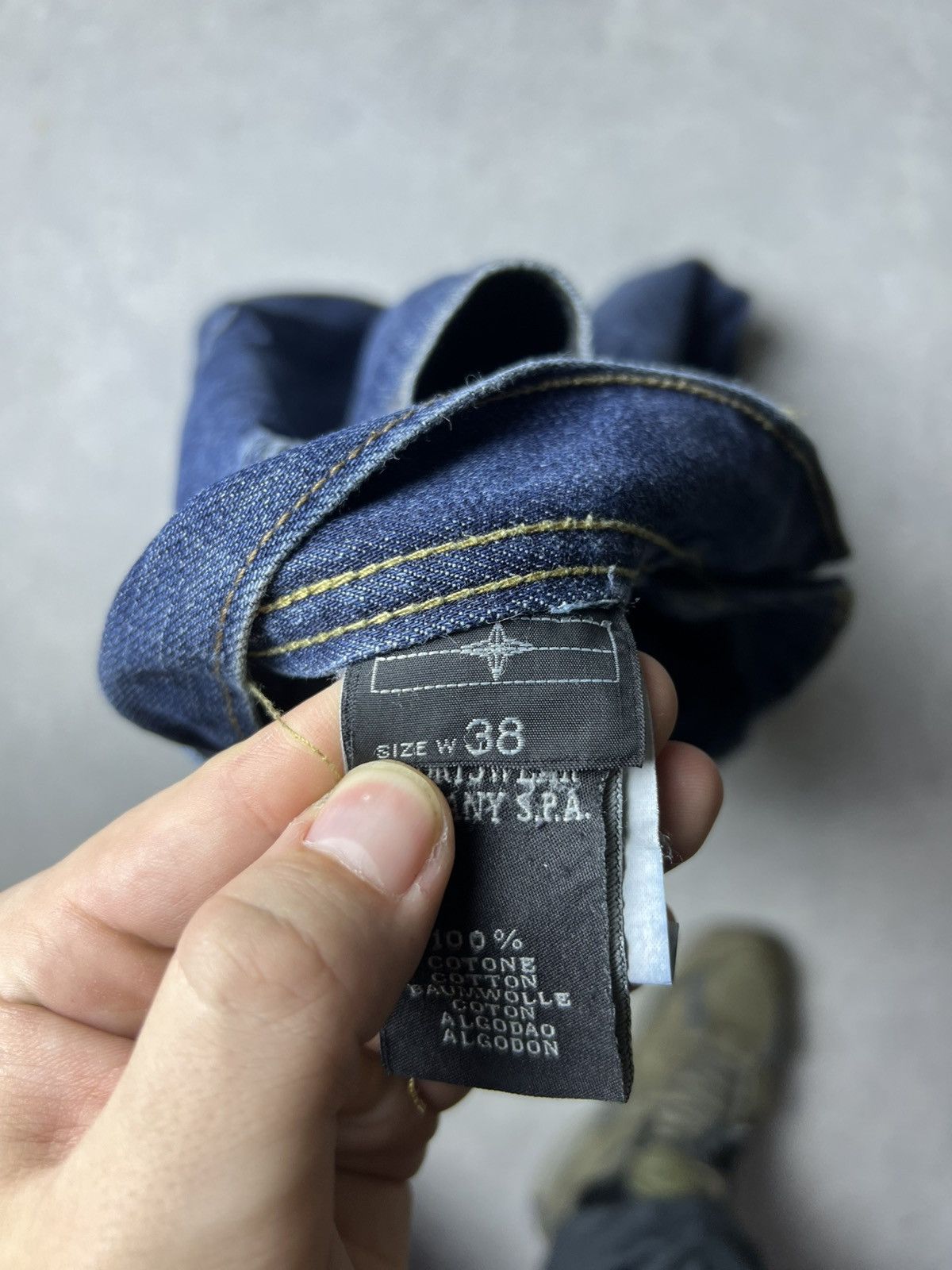 Massimo Osti Vintage Stone Island Jeans Denim Pants Rare S.I Denims Size US 38 / EU 54 - 8 Thumbnail