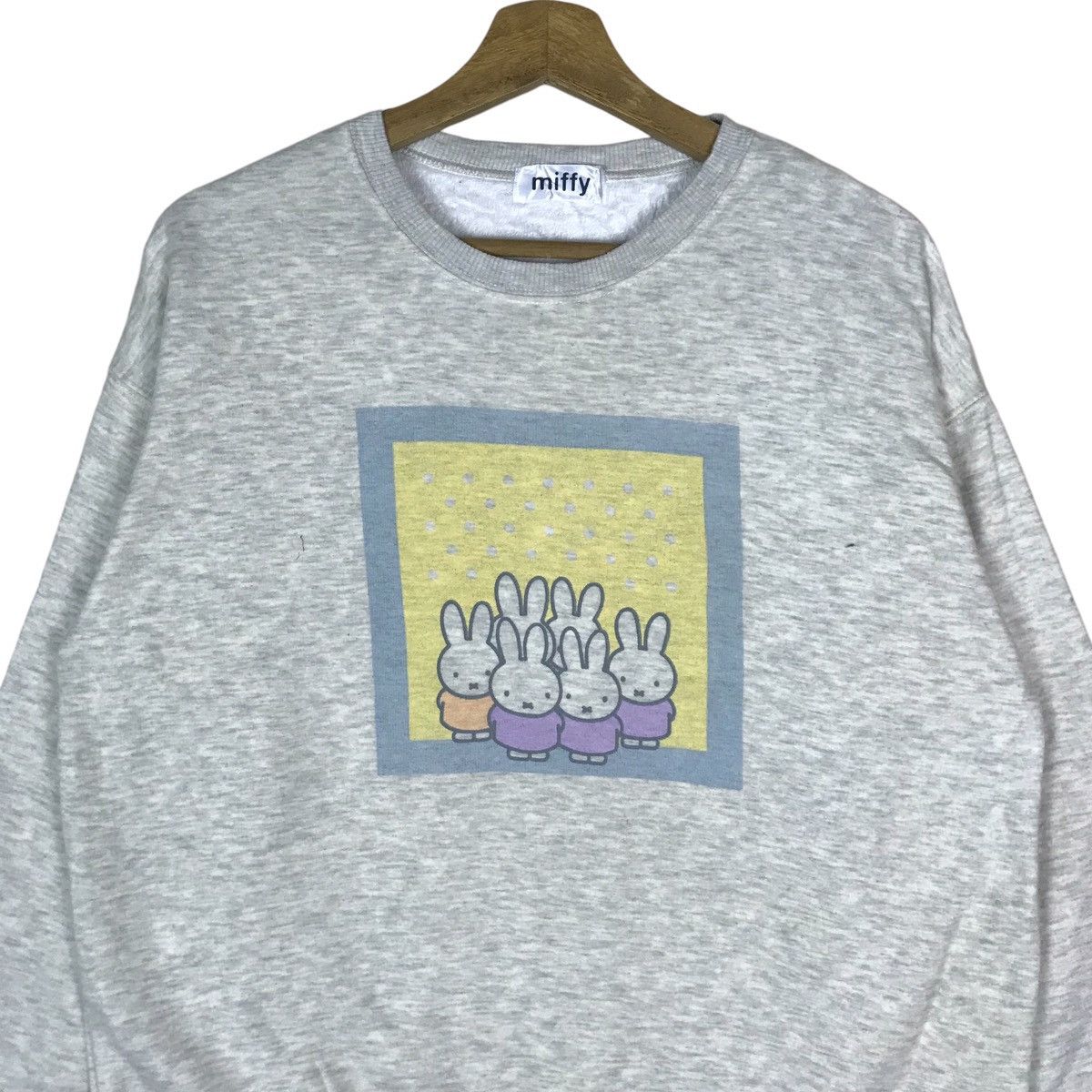 Vintage Vintage Miffy Dick Bruna Pullover Jumper Sweatshirt Size US M / EU 48-50 / 2 - 2 Thumbnail