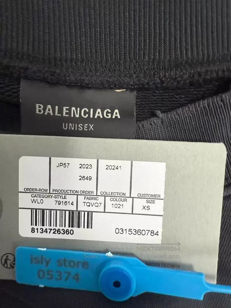 Balenciaga Balenciaga Letter Printed Crew Neck Long Sleeve Sweatshirt Size US XS / EU 42 / 0 - 4 Thumbnail