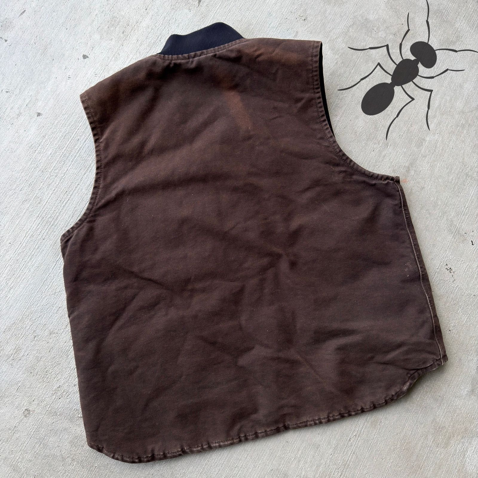 Carhartt × Vintage Carhartt V02 DKB brown work wear vest Size US L / EU 52-54 / 3 - 4 Thumbnail