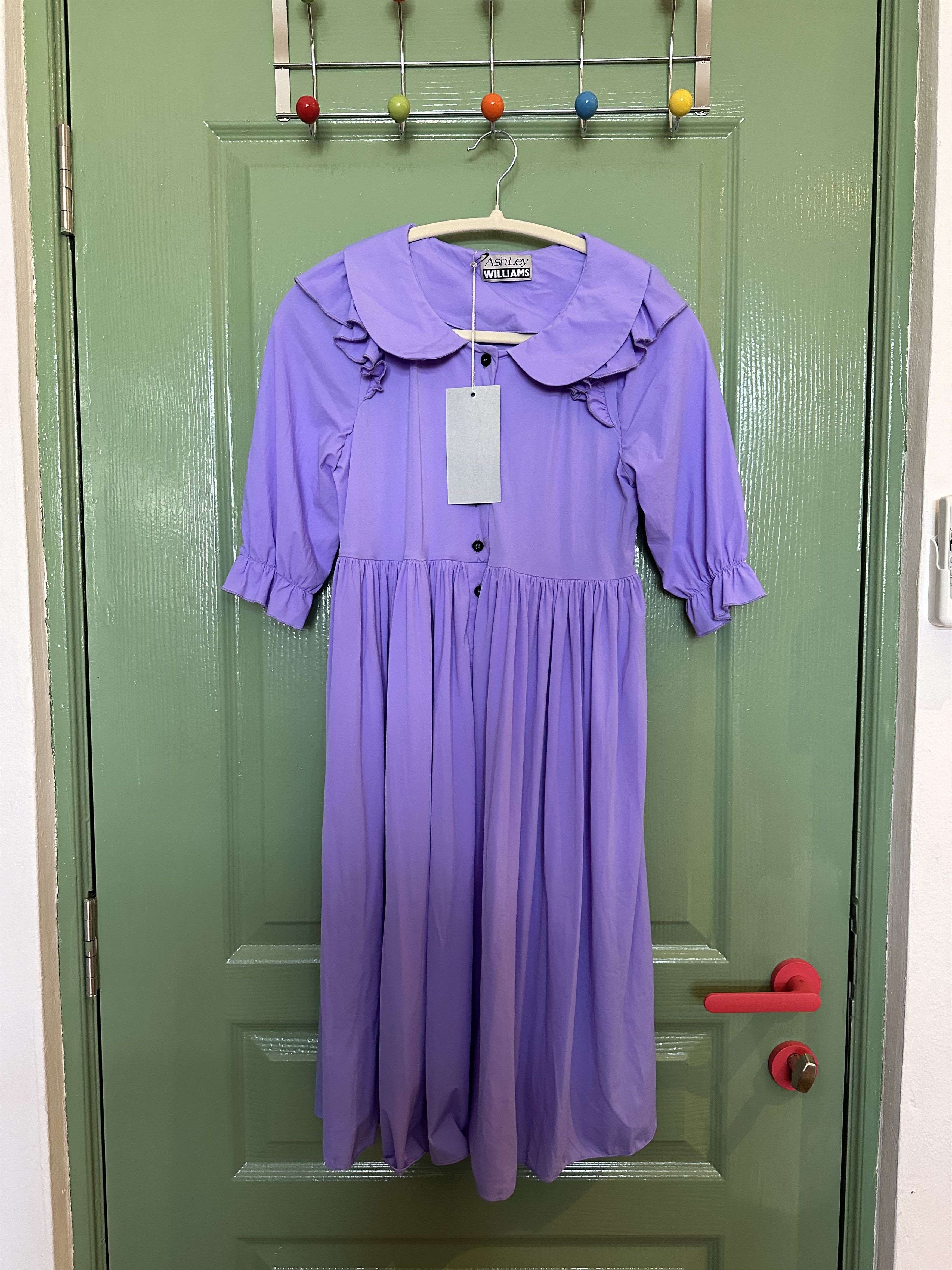 Ashley Williams Ashley Williams purple midi dress Size S / US 4 / IT 40 - 2 Thumbnail