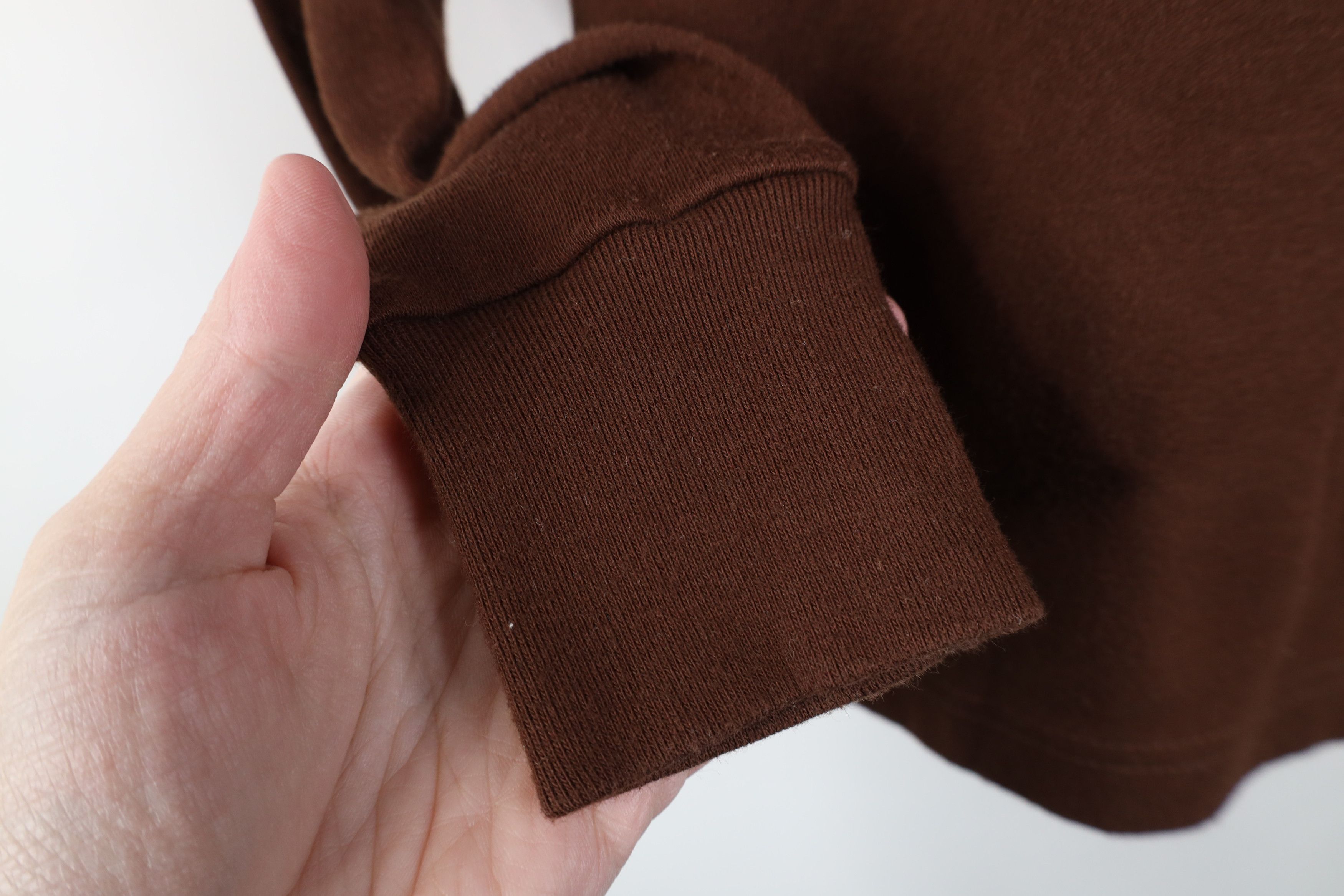 Vintage Vintage 90s Streetwear Long Sleeve Turtleneck T-Shirt Brown Size L / US 10 / IT 46 - 5 Thumbnail