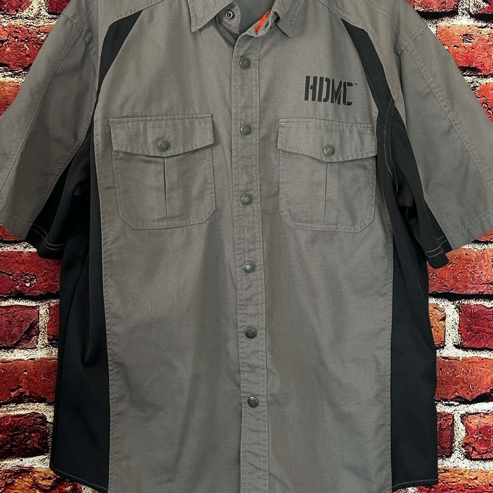 Harley Davidson Harley Davidson short sleeve button down shirt Size US XL / EU 56 / 4 - 1 Thumbnail