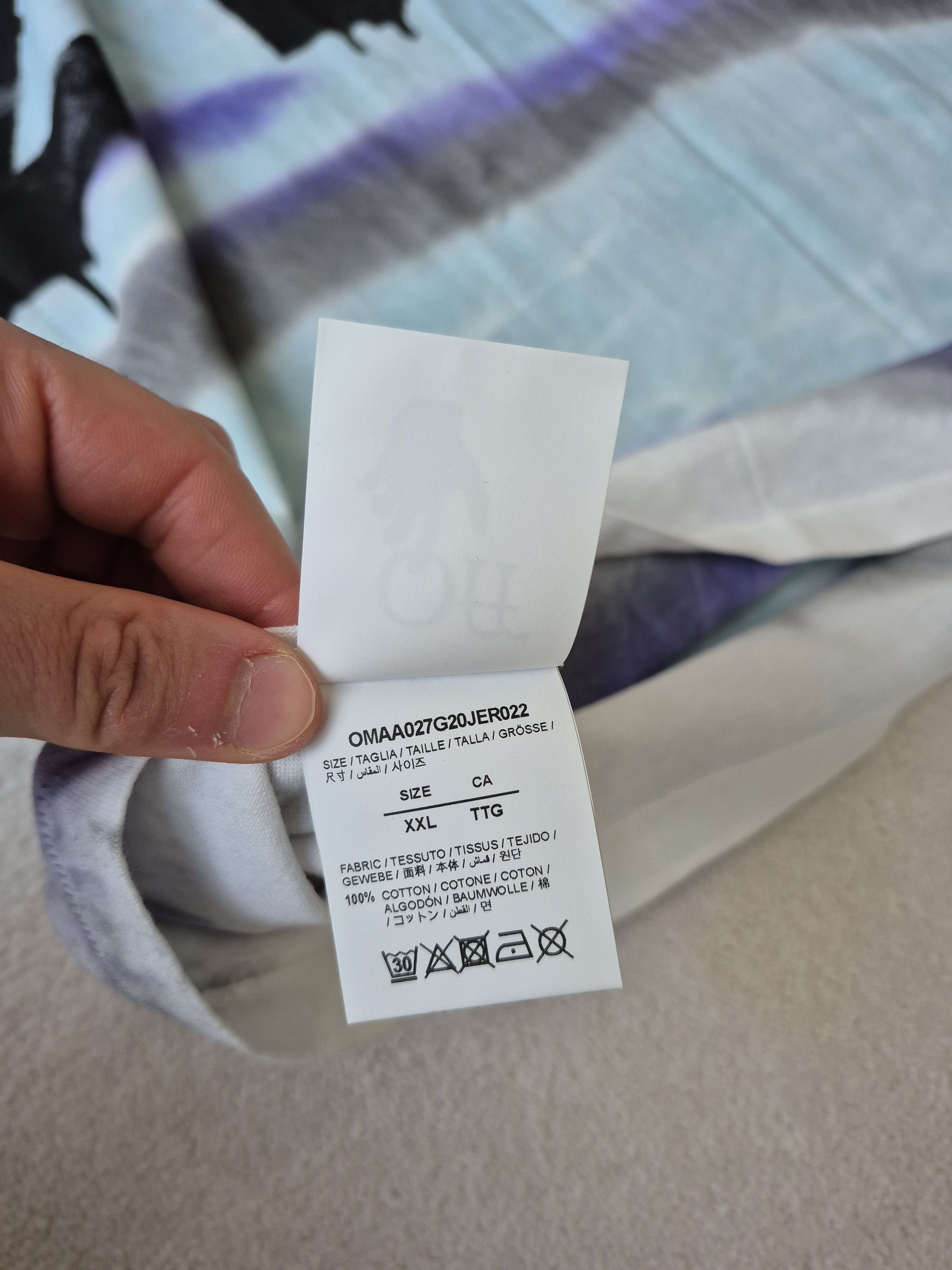 Off-White Off White Bangkok Arrows Virgil XXL Tie Dye New Size US XXL / EU 58 / 5 - 7 Thumbnail