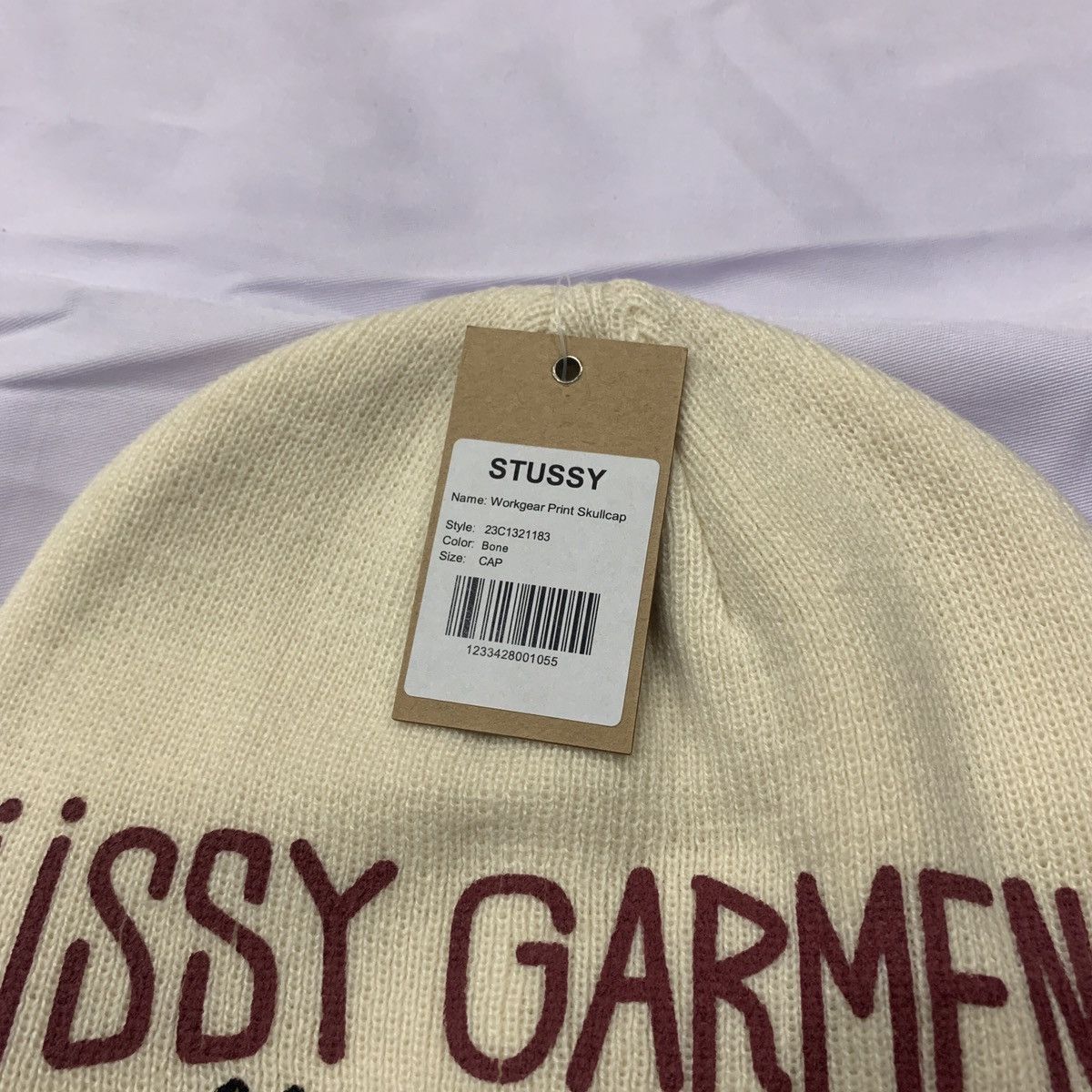 Stussy × Vintage Stussy Workgear Print Skullcap Size ONE SIZE - 2 Thumbnail