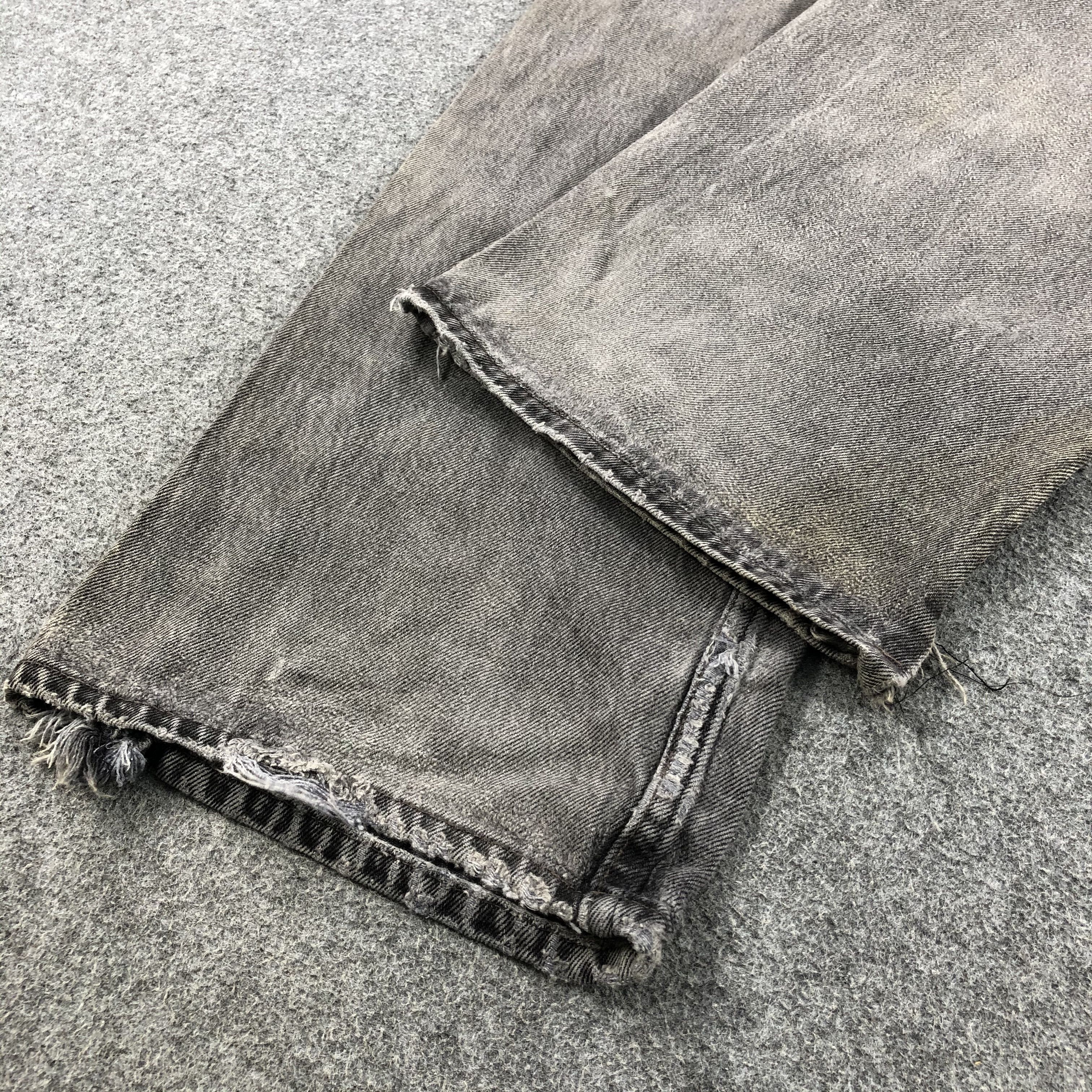 Levi's Vintage 90s Distress Levis 501 Earth Tone Jeans-JM1588 Size US 40 / EU 56 - 5 Thumbnail