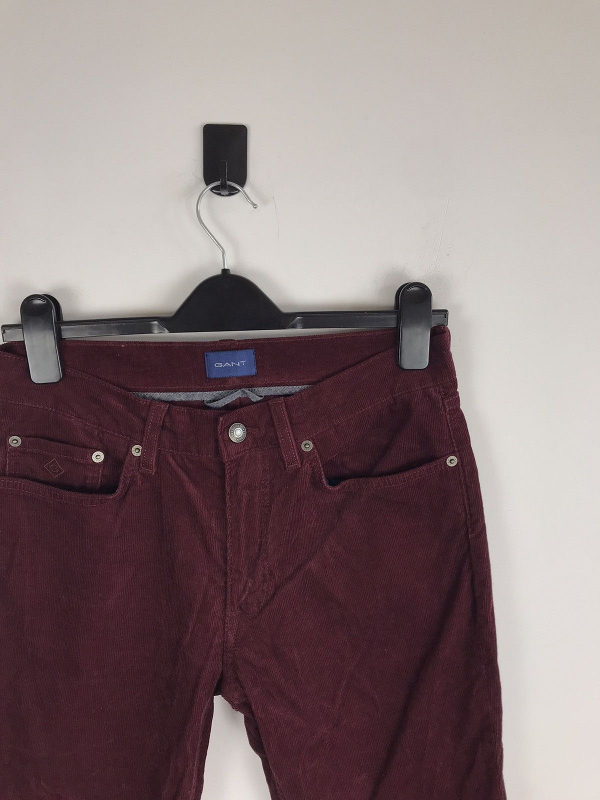 Gant × Vintage Vintage Gant Corduroy Burgundy Pants Size US 31 - 2 Thumbnail