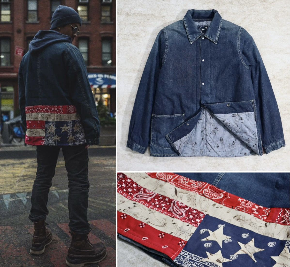 Visvim VISVIM ICT SECTION GANG COVERALL STARS Size US M / EU 48-50 / 2 - 1 Thumbnail