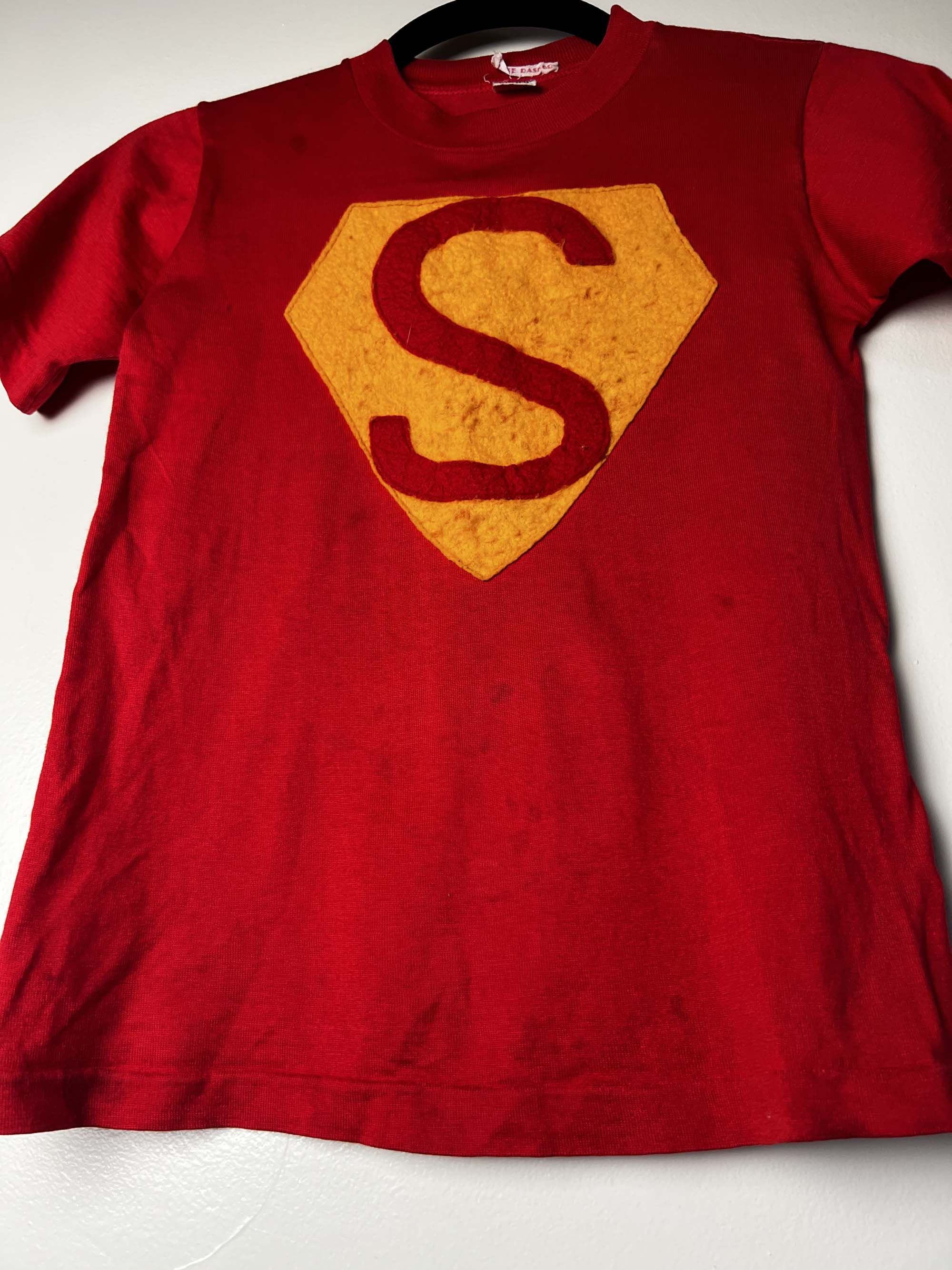 JCPenney Vintage 1950's Penny's Superman Kids T-Shirt Size XS / US 0-2 / IT 36-38 - 5 Thumbnail