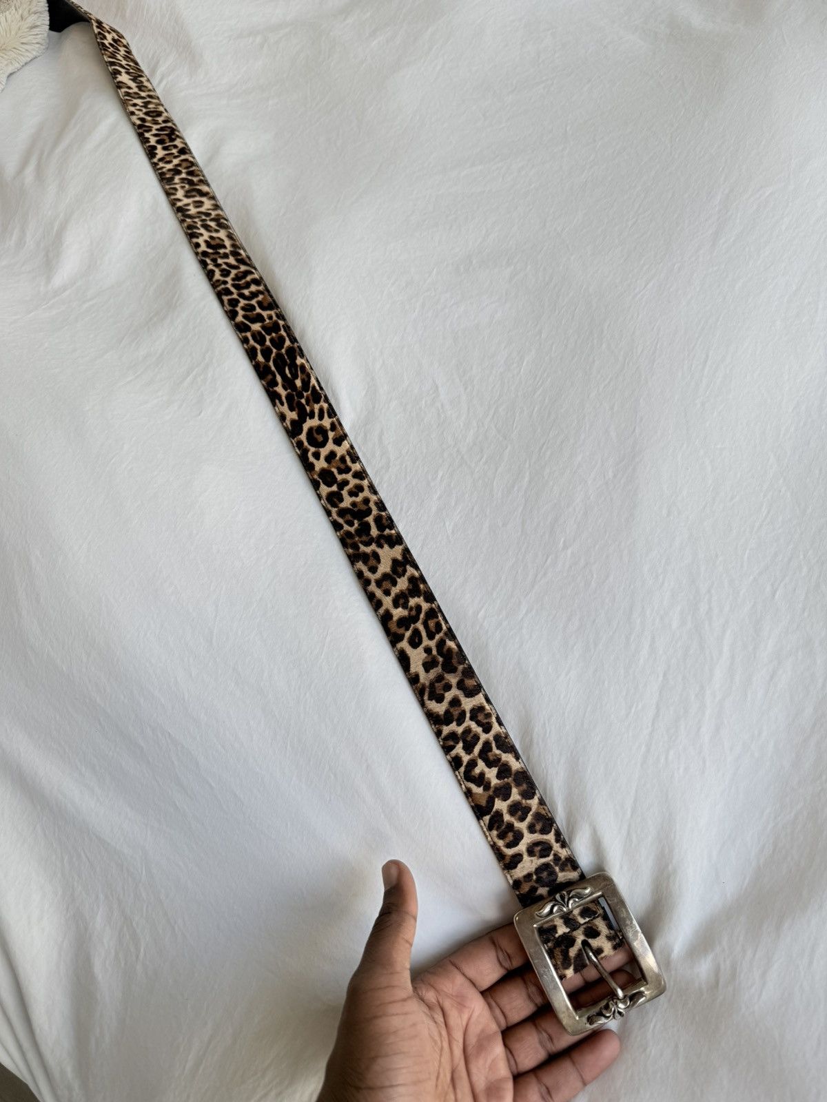 Chrome Hearts Chrome Hearts Cheetah Belt Size 38 - 12 Thumbnail
