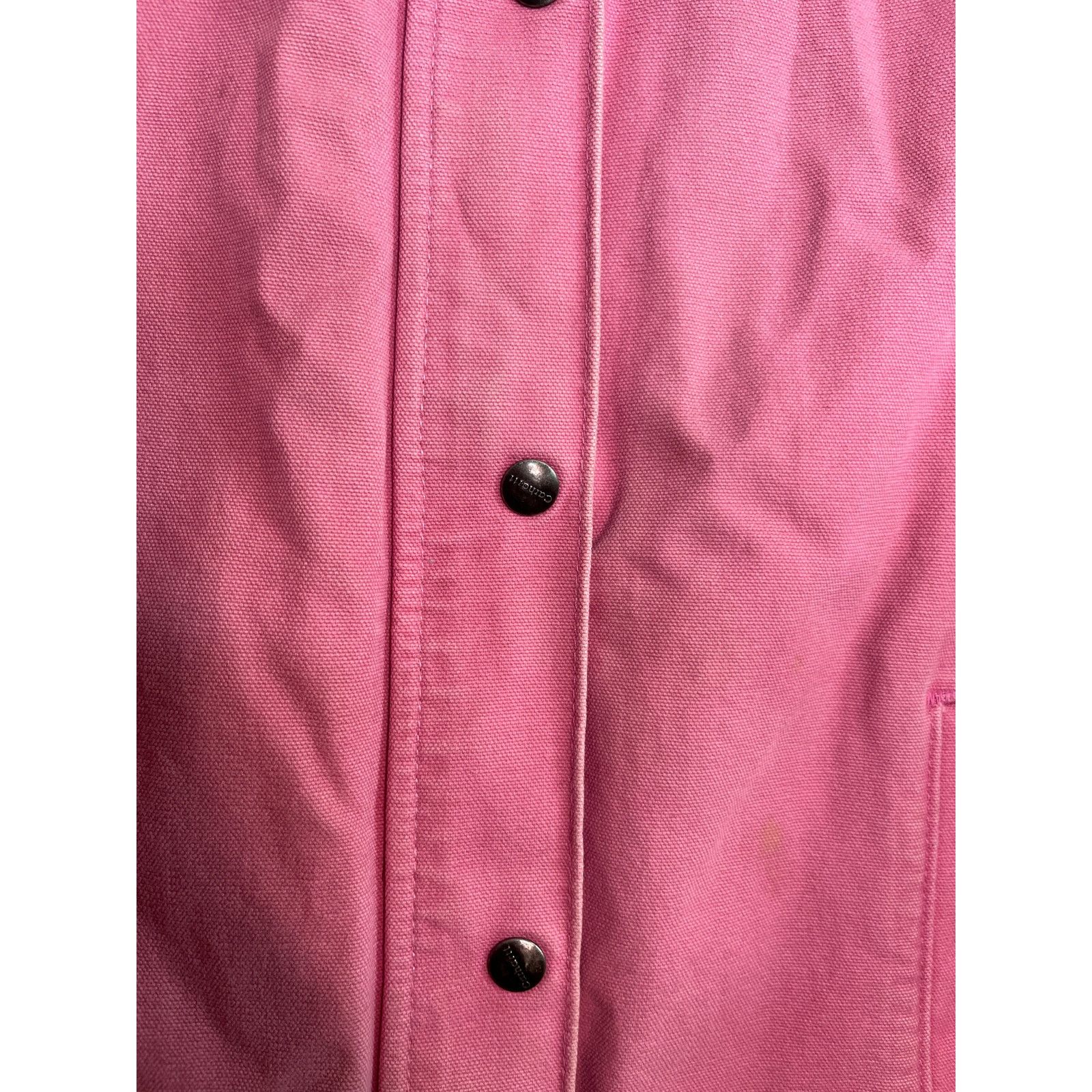 Carhartt Y2K Carhartt Pink Sherpa Streetwear Workwear Jacket 100657 S Size US S / EU 44-46 / 1 - 4 Thumbnail