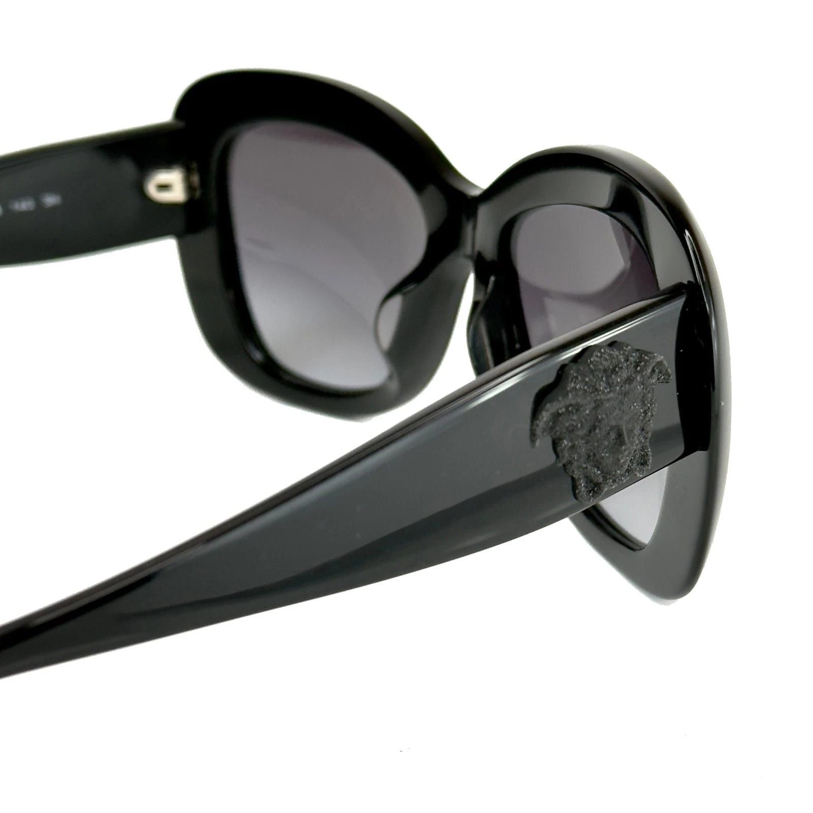 Versace VERSACE VE4317A 4317 Oval Classic Sunglasses Black Glitter Size ONE SIZE - 3 Thumbnail