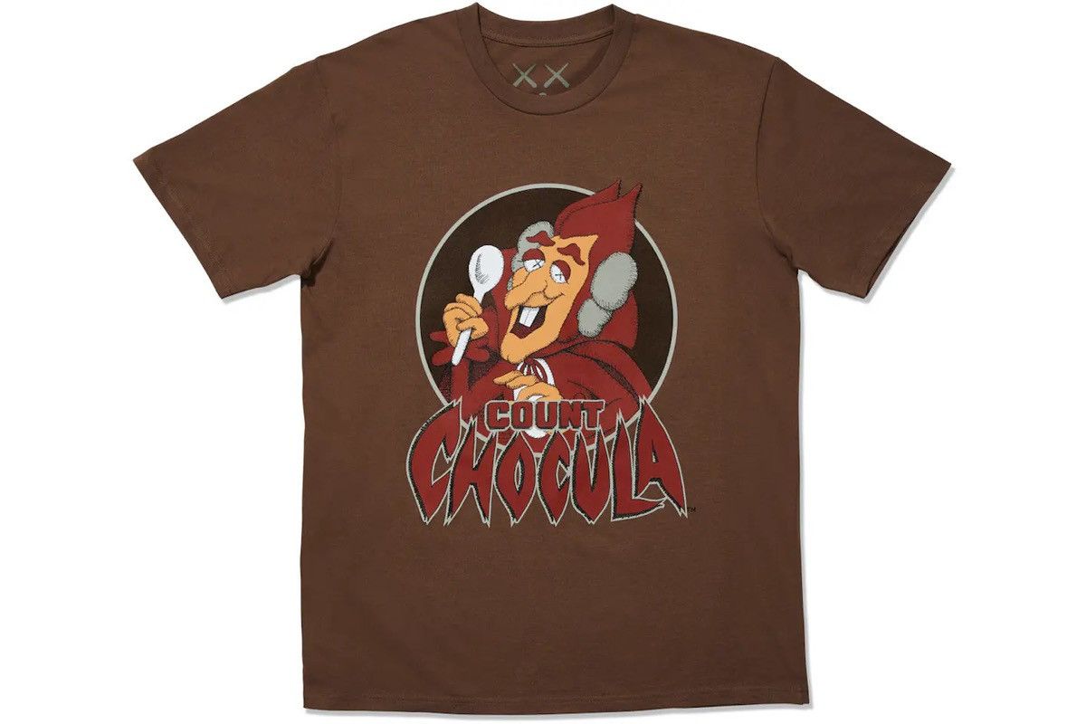 image of Kaws Count Chocula Cereal Tee in Brown, Men's (Size 2XL)