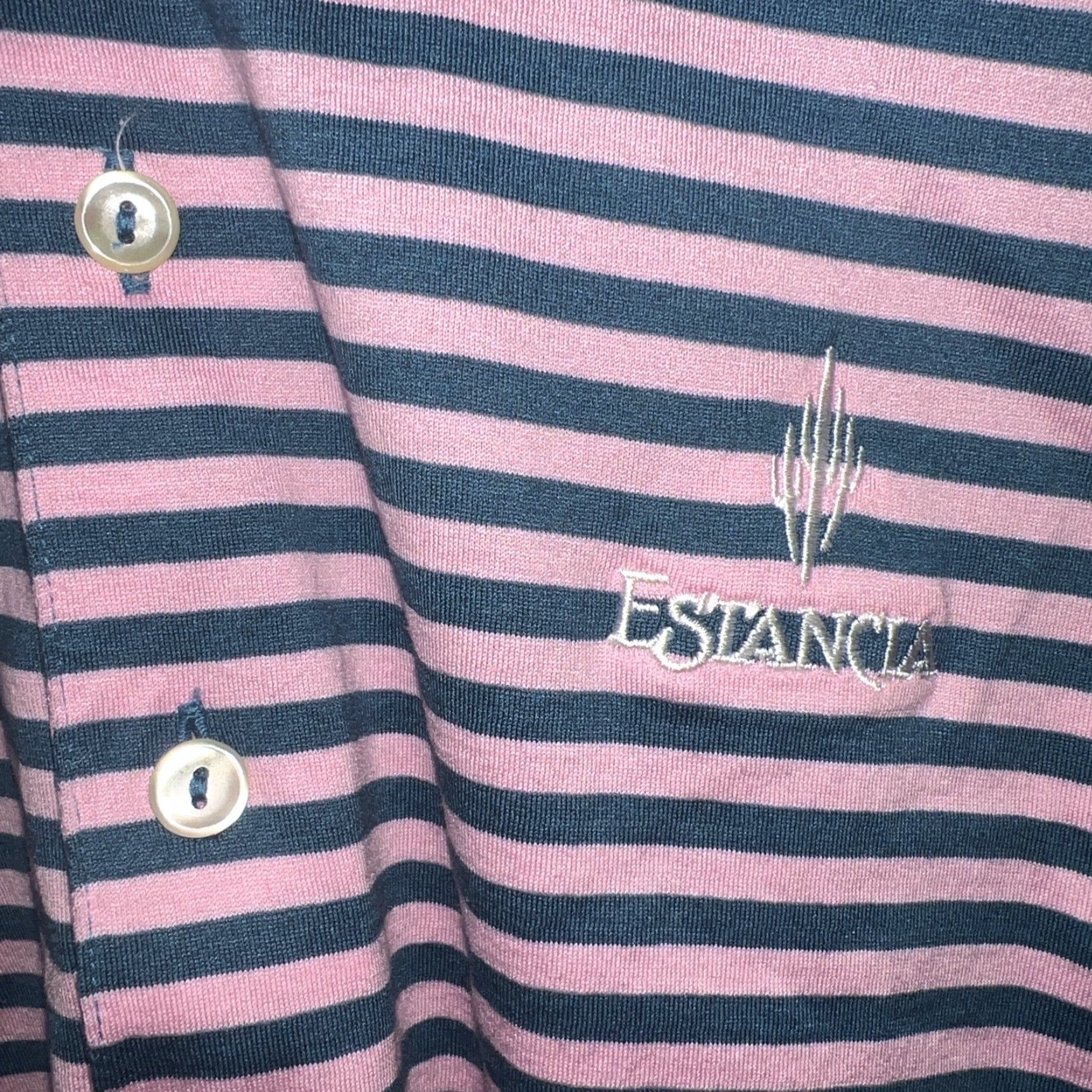 Peter Millar Peter Millar Polo Shirt Striped Pink XL Mens Size US XL / EU 56 / 4 - 4 Thumbnail