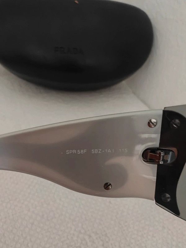 Prada PRADA Sunglasses Flame 2004 Star Mask Fire Chrome Silver Size ONE SIZE - 5 Thumbnail