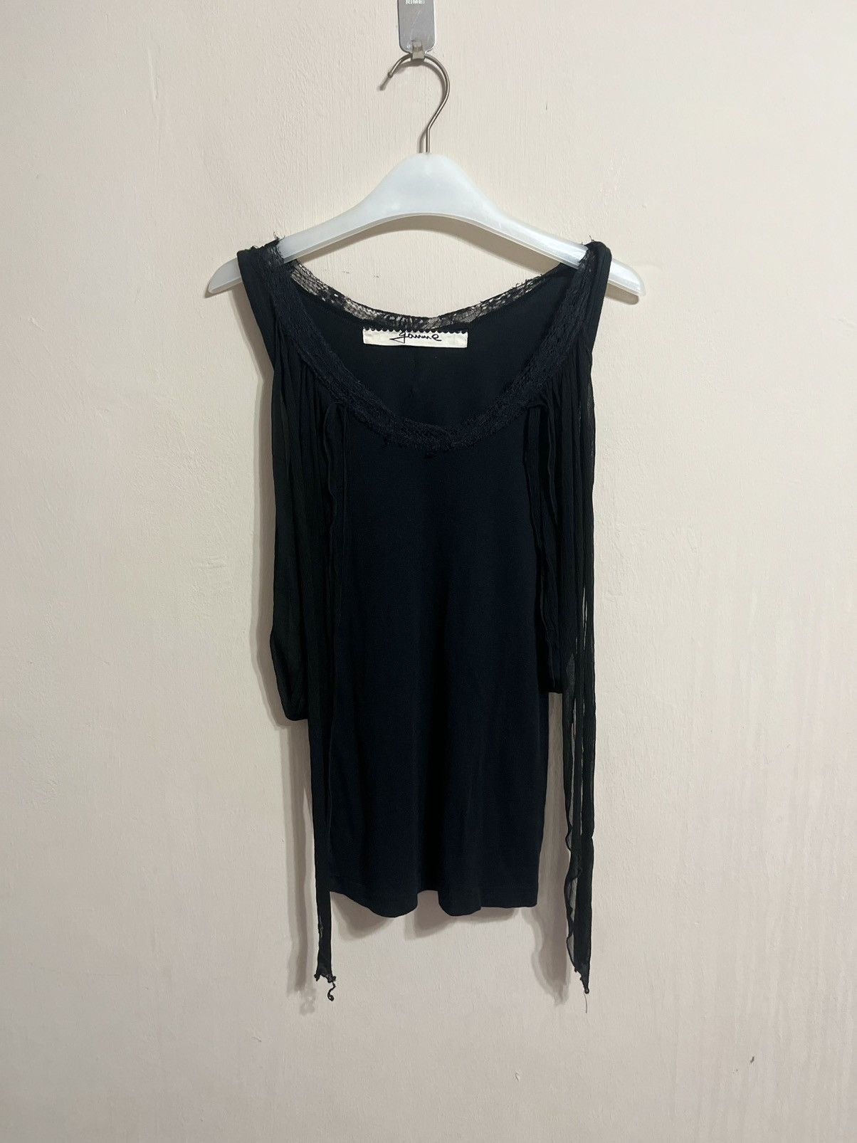 gomme Vintage Gomme Yohji Yamamoto Tank top with silk wings Size S / US 4 / IT 40 - 1 Thumbnail
