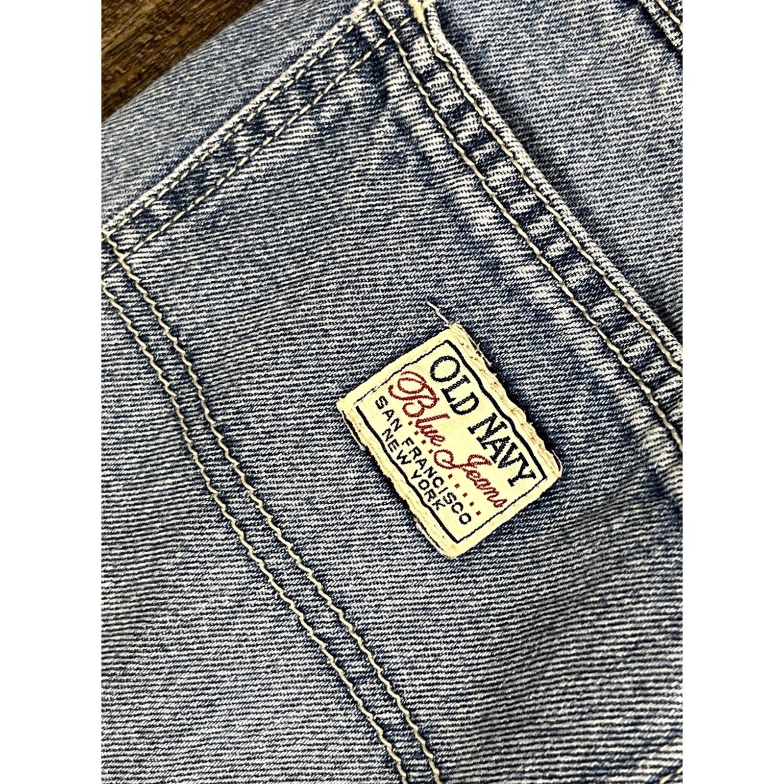 Old Navy VINTAGE Old Navy Jeans Men 34x31 Denim 5-Pocket Distressed Straight 90s Grunge Blue Waist 31 Inseam 31 Regular Size 34x31 Size US 34 / EU 50 - 5 Thumbnail