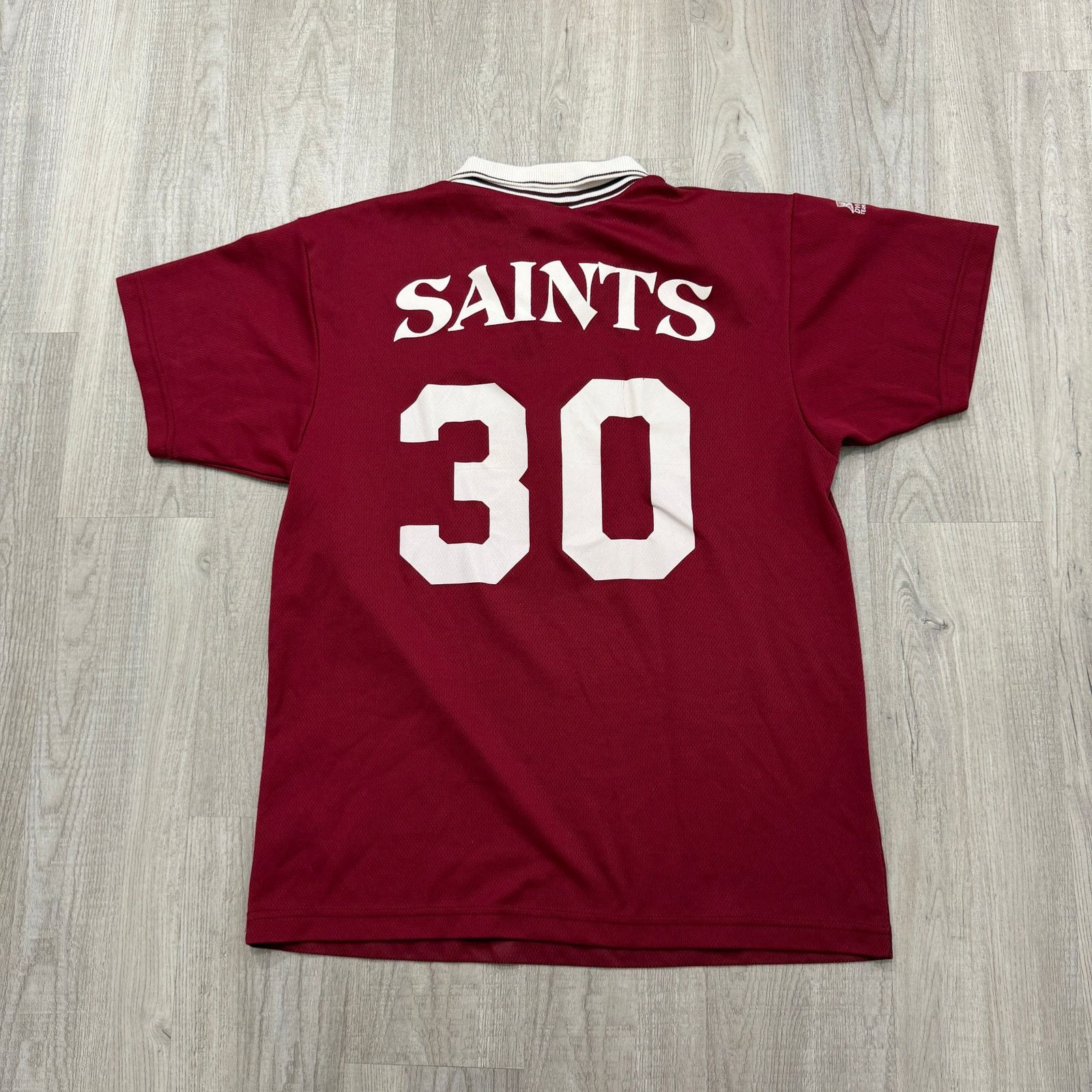 Vintage Vintage Dynamic Soccer Collared Jersey Medium Red White 90s Size US M / EU 48-50 / 2 - 7 Thumbnail