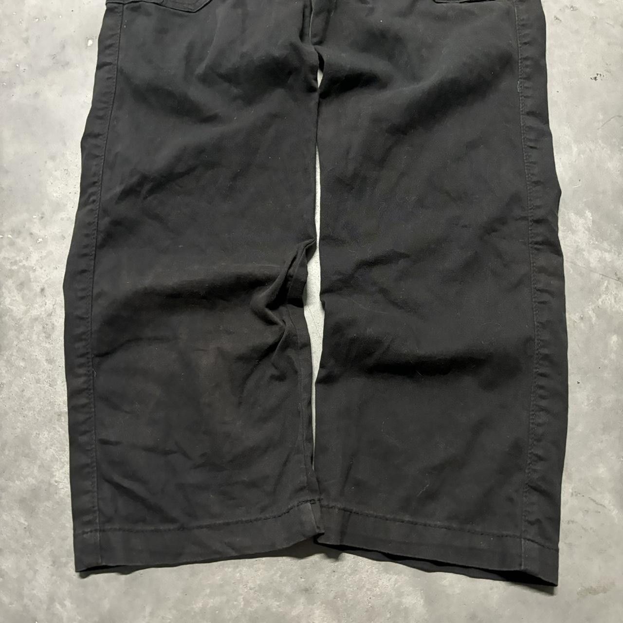 Japanese Brand × Vintage Crazy Vintage Y2K/2000s Grunge Black Skater Workwear Cargo Pants! Size US 34 / EU 50 - 6 Thumbnail