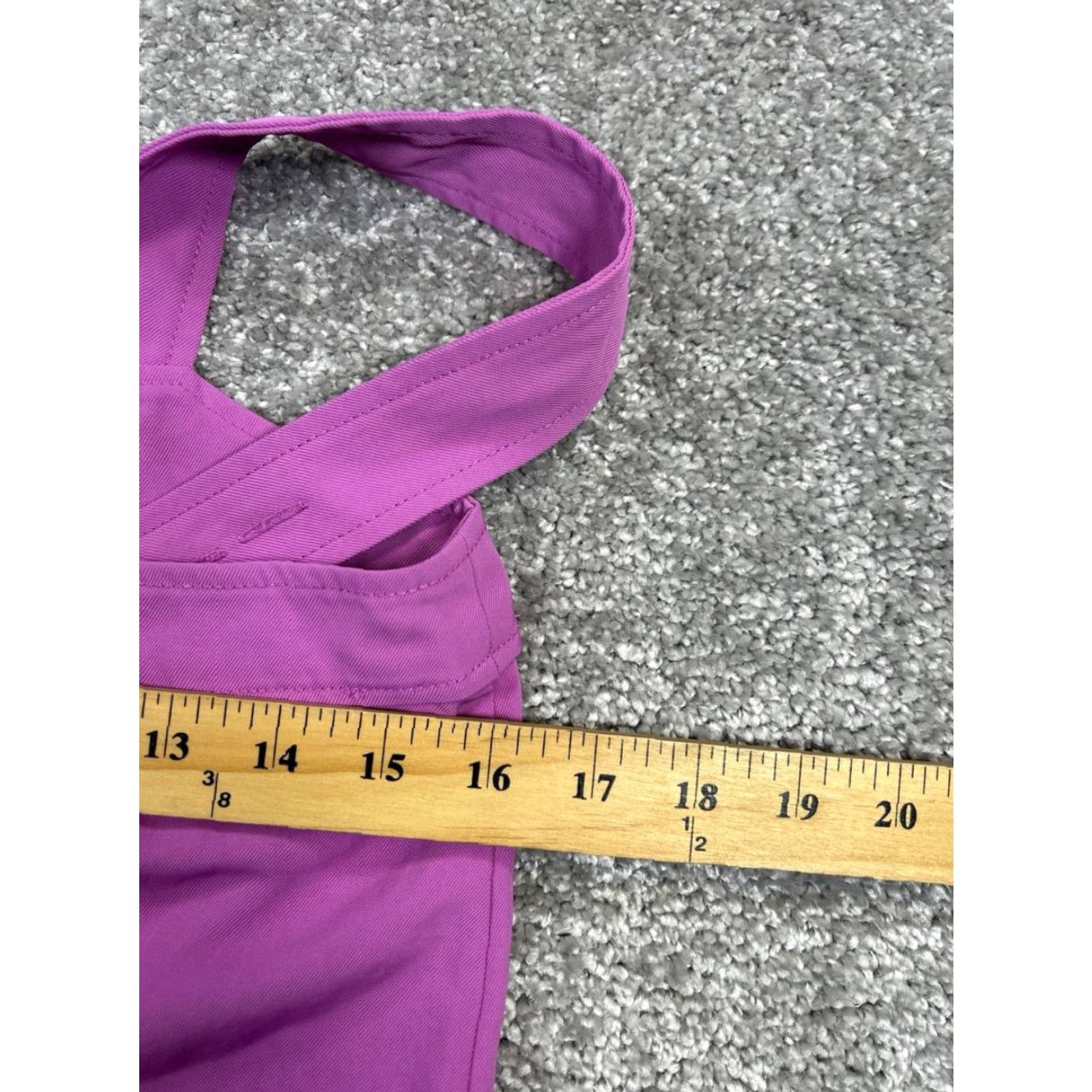 Everlane Everlane Dress Womens 0 Purple Midi A-Line Blouson Shift Sleeveless V-Neck Size XS / US 0-2 / IT 36-38 - 6 Thumbnail