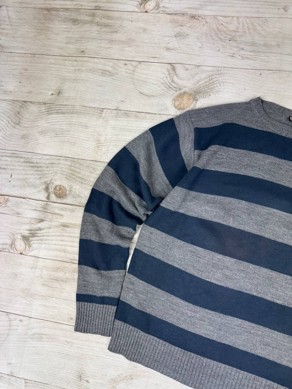 Dolce & Gabbana Vintage Dolce Gabbana Big Logo Knit Sweater Striped Size US M / EU 48-50 / 2 - 5 Thumbnail
