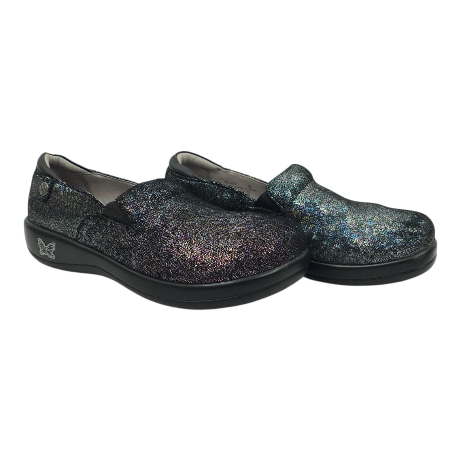 Other Alegria Clogs Womens EU 38 Black Metallic Sparkly Size US 8 / IT 38 - 2 Thumbnail