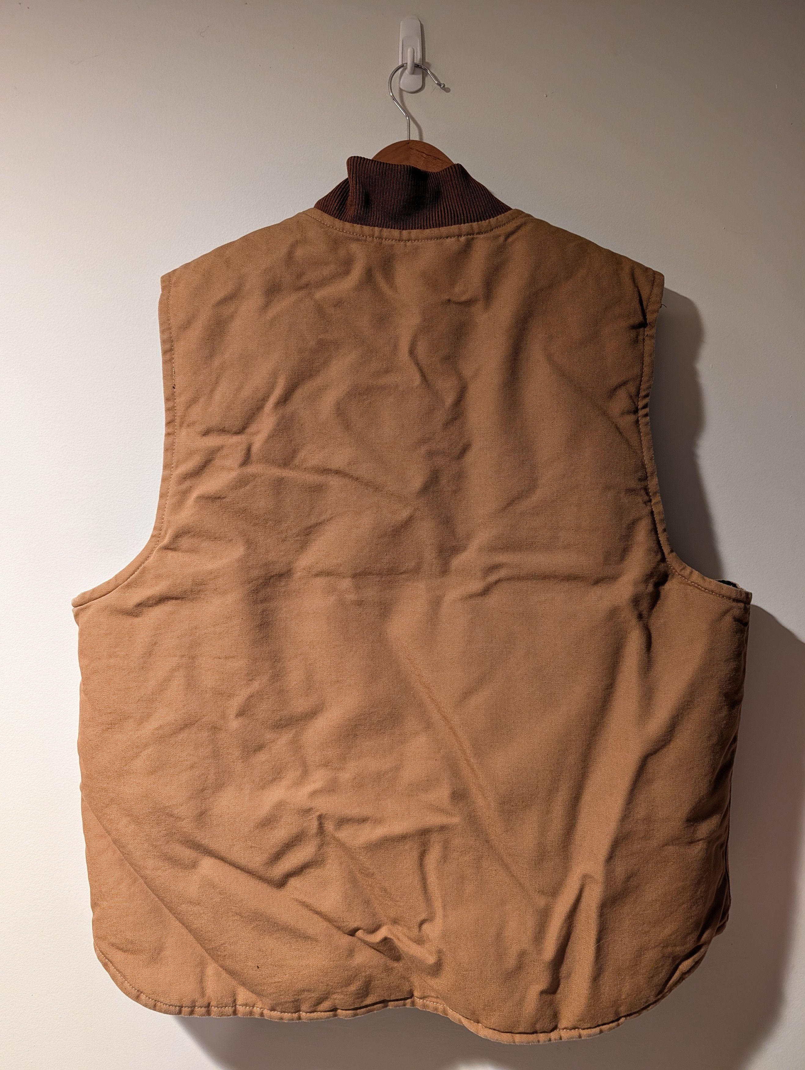 Carhartt Vtg Carhartt Arctic Quilt Lined Duck Canvas Work Vest Mens Size US XL / EU 56 / 4 - 4 Thumbnail