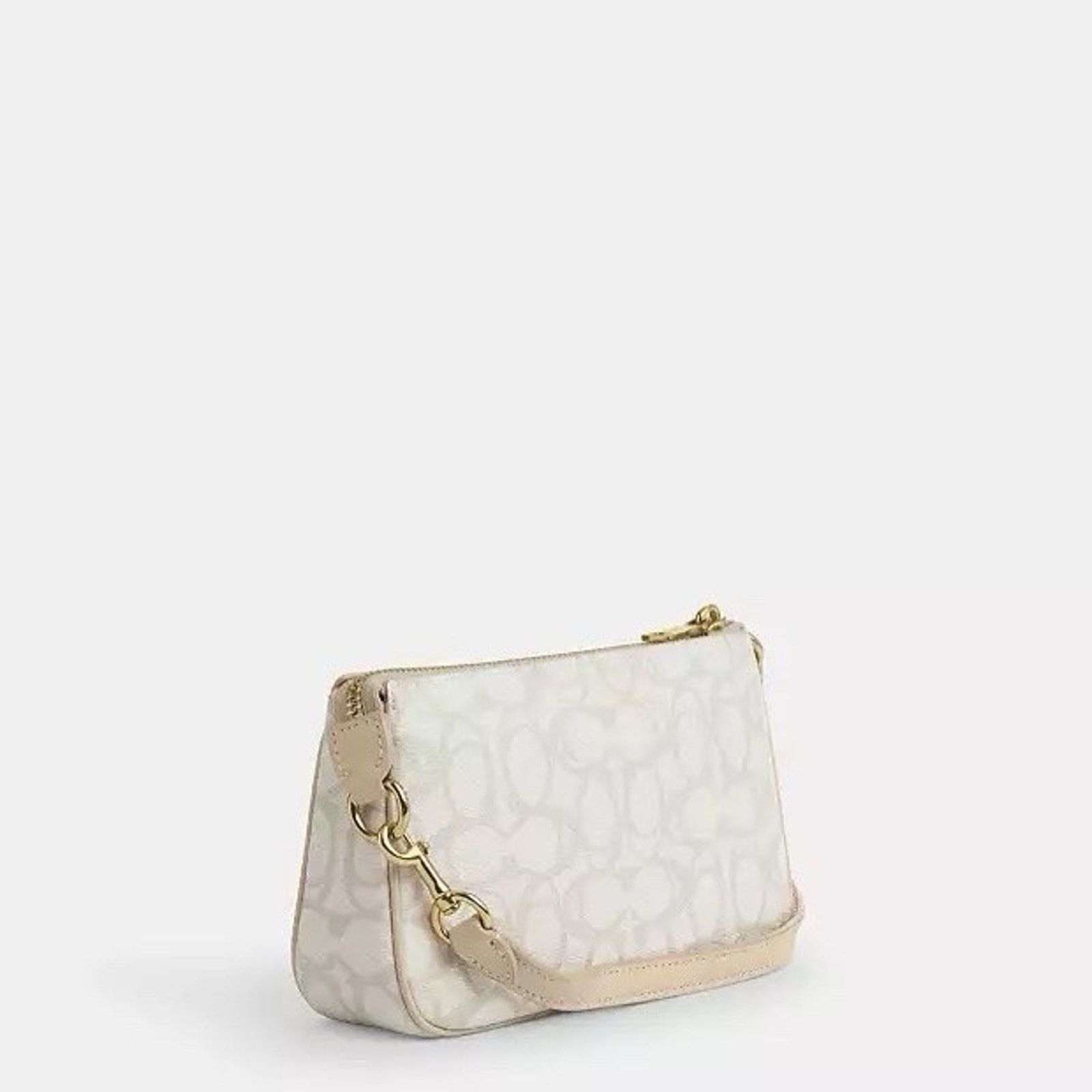 Coach NWT Coach Nolita 19 In Sketch Signature Gold/Ivory CBM72 Size ONE SIZE - 5 Thumbnail