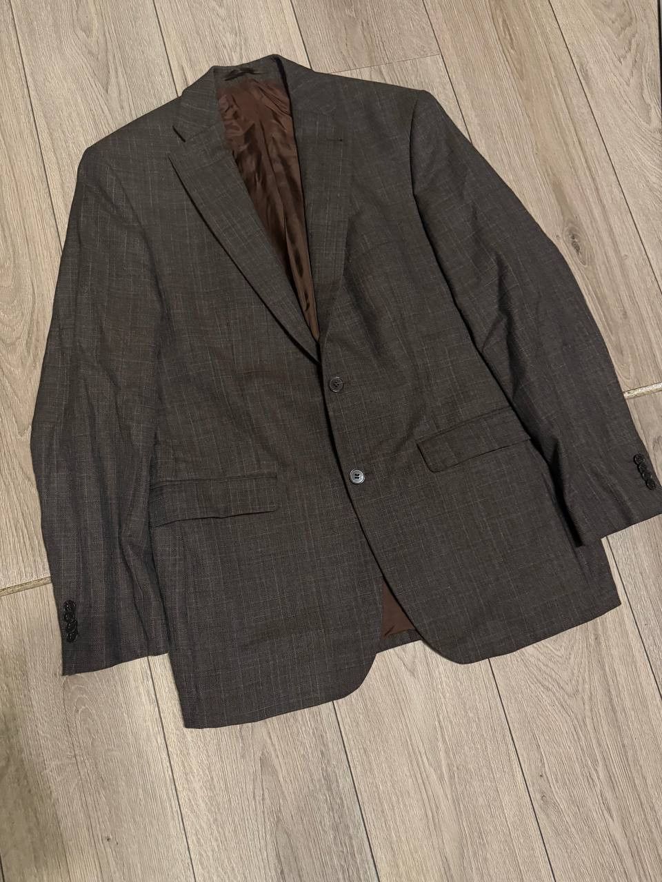 Other Reda Johann Mens Blazer Jacket Brown Size 52 Size 44R - 2 Thumbnail