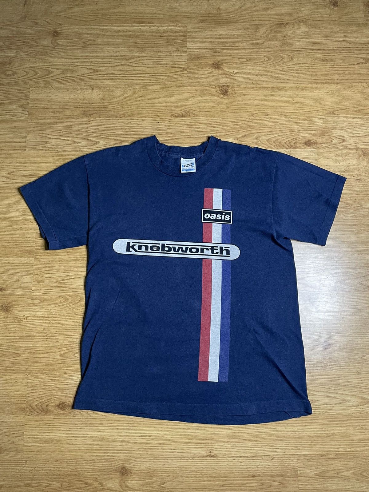 Vintage vintage oasis knebworth 90s tee | Grailed