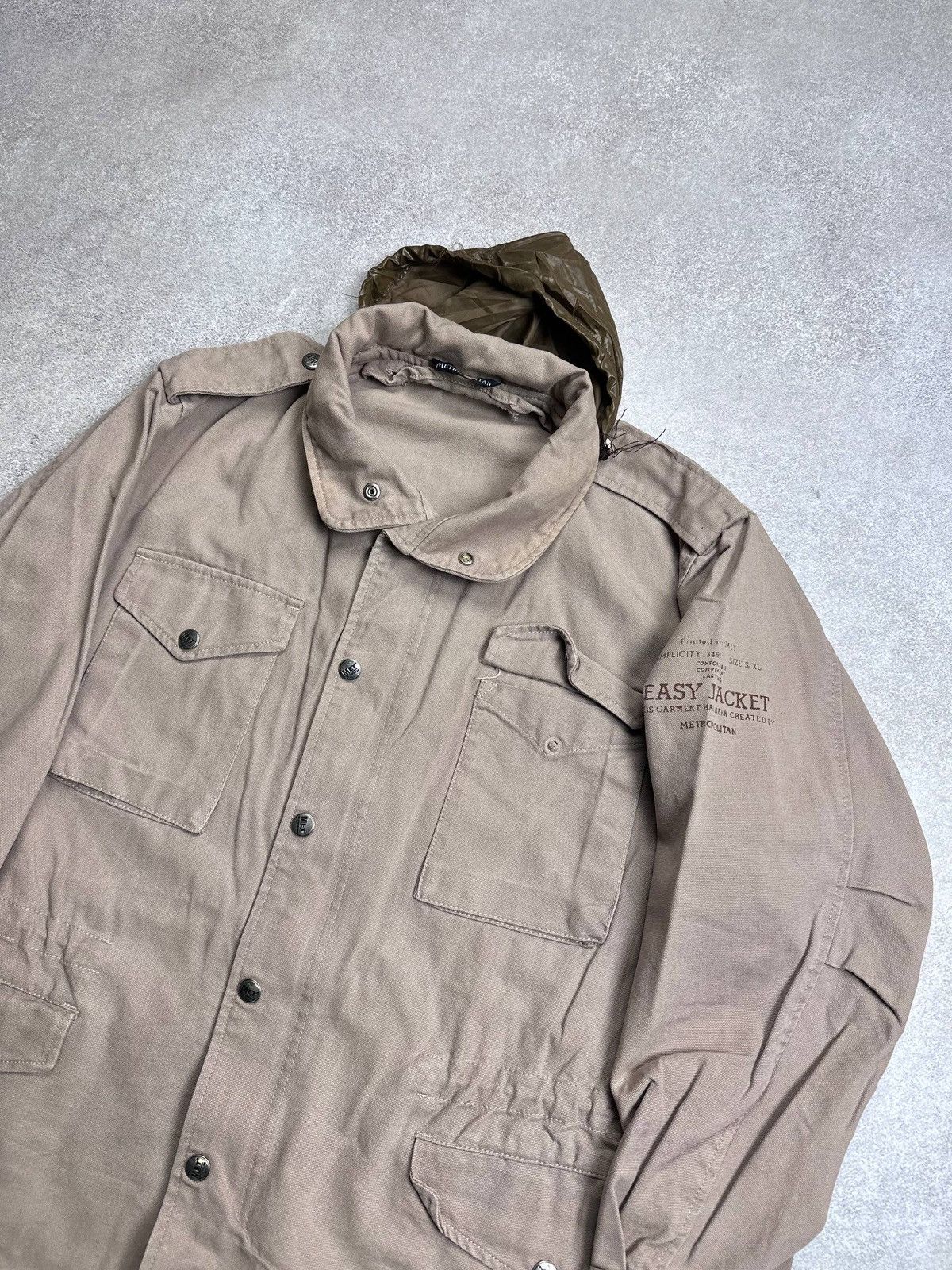 Vintage Vintage Metropolitan M-61 Army Style Nylon Hood Jacket M Size US M / EU 48-50 / 2 - 2 Thumbnail