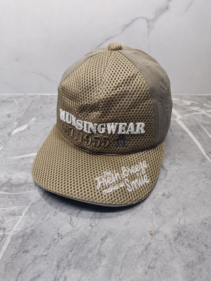 Japanese Brand Vintage Munsingwear Cap Hat Size ONE SIZE - 1 Thumbnail