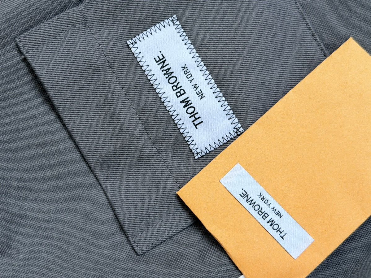 Thom Browne Thom Browne Stripe Twill Snap Front Shirt Jacket Size US M / EU 48-50 / 2 - 10 Thumbnail