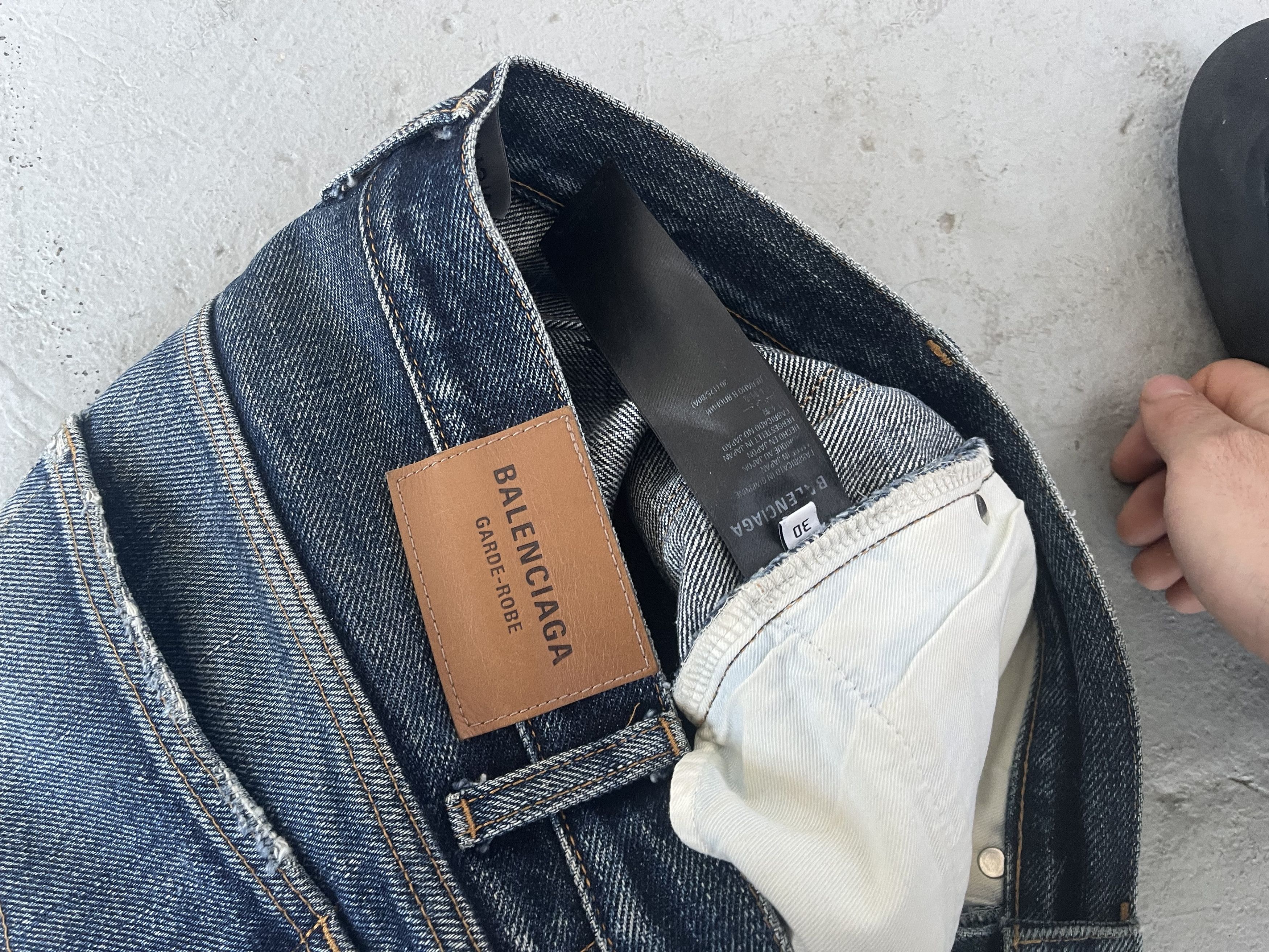 Balenciaga Japanese denim Size US 32 / EU 48 - 4 Thumbnail